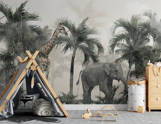 Capture Nature's Beauty with Striking Animal Wallpaper for Your Living Space!