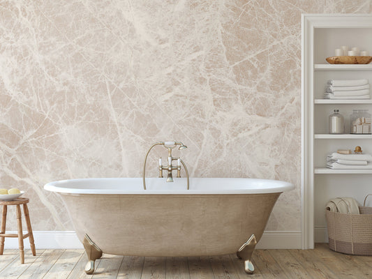 Peel and Stick Wallpaper is Safe to Install in Bathroom Area