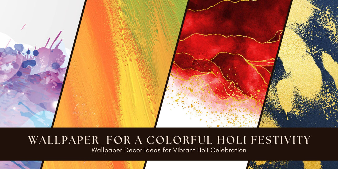 Wallpaper Decor for a Vibrant Holi Celebration