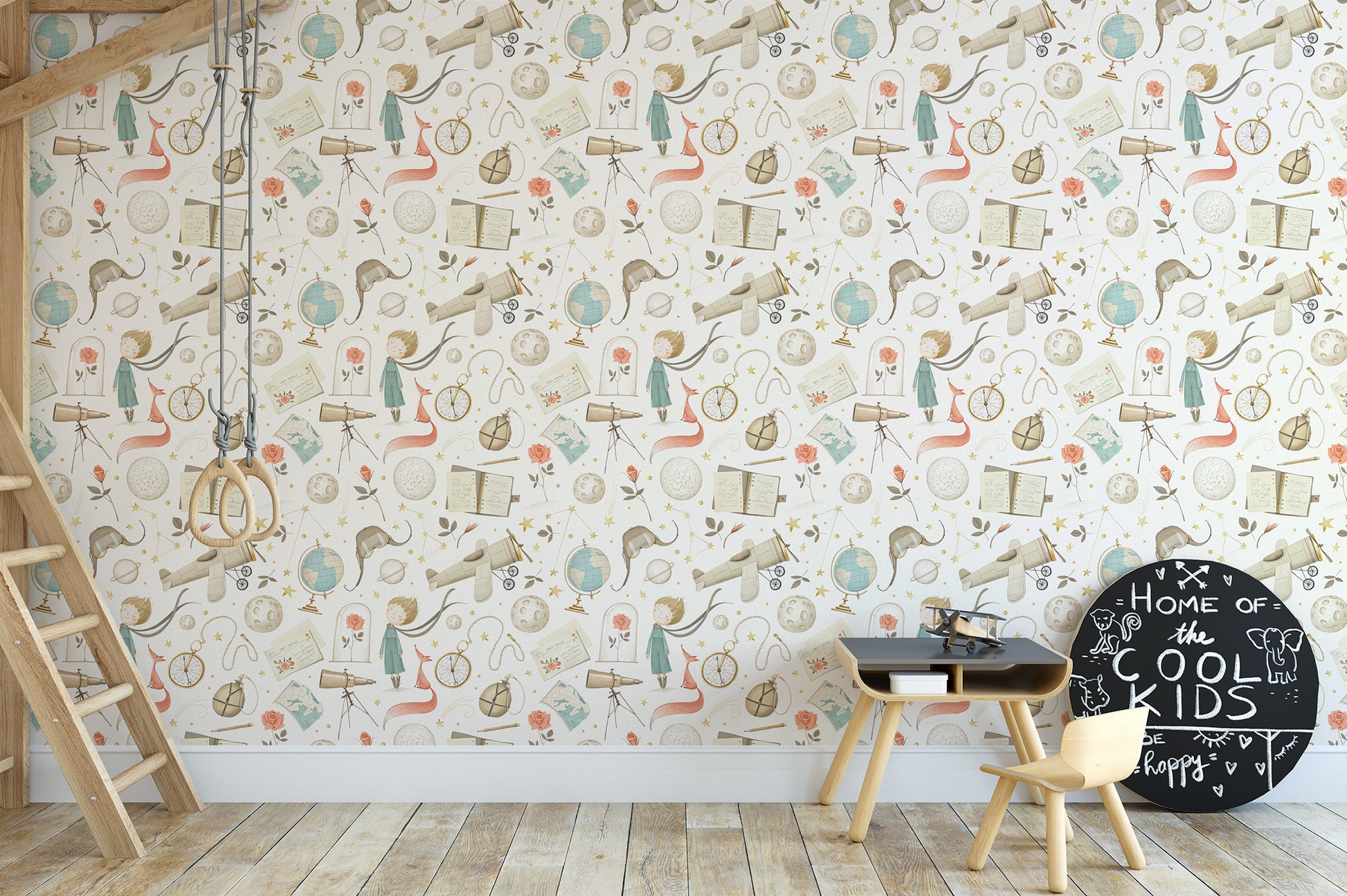 Explorer dreams wallpaper for nurseries