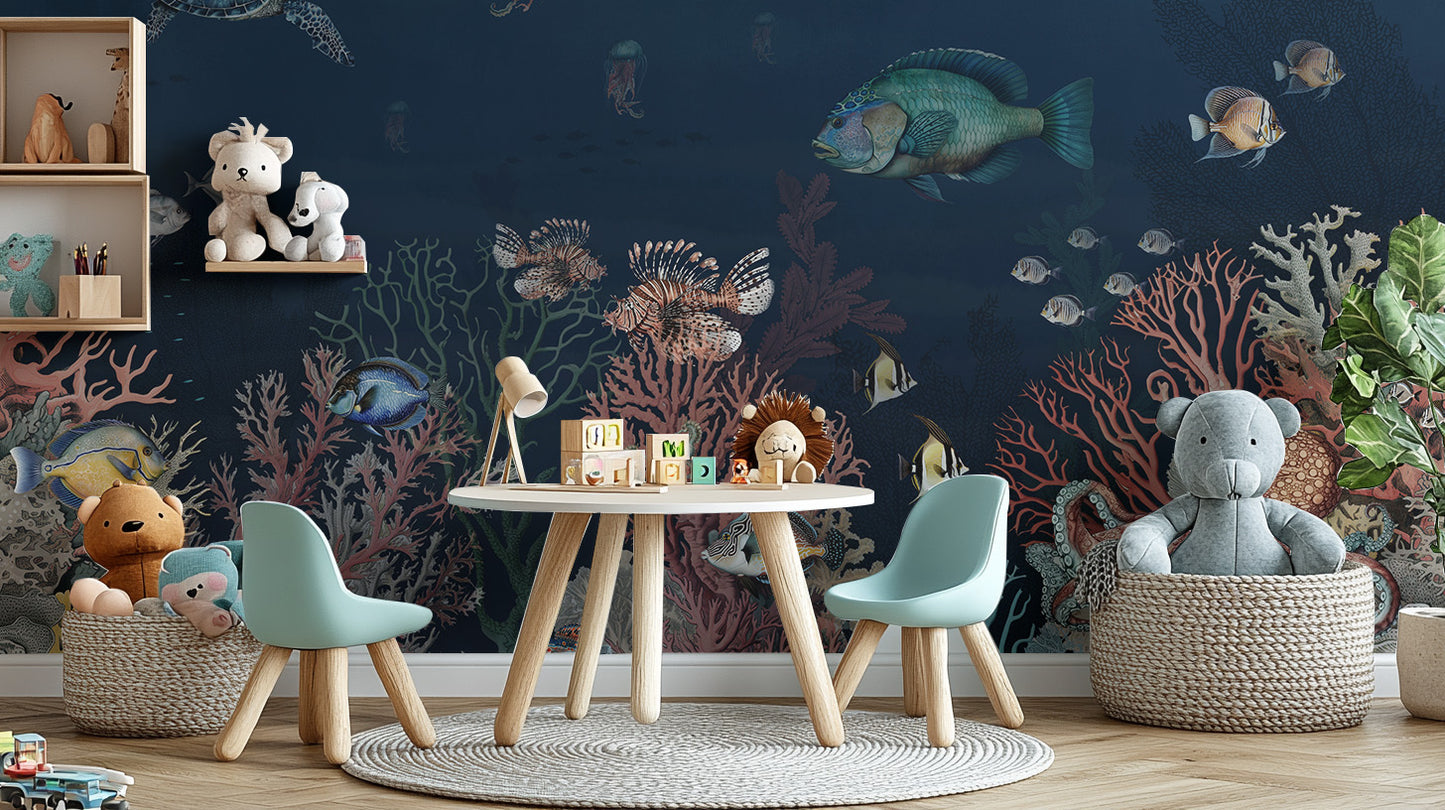 Coral Marvels Wall Mural