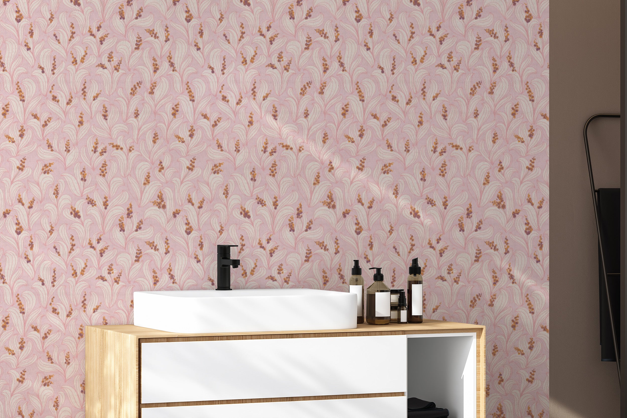 Trendy self-adhesive wallpaper for lily valley themes