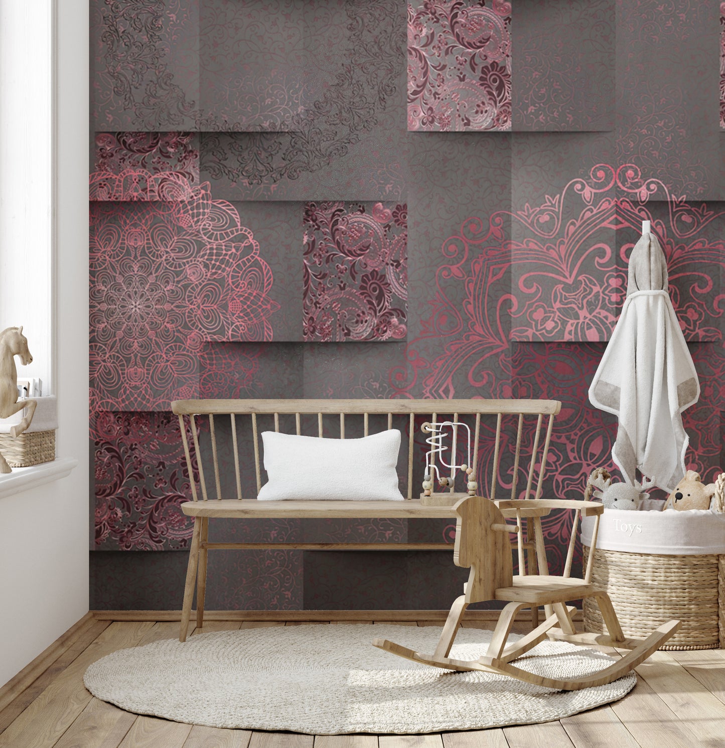 Dynamic Abstract Odyssey Wallpaper Mural
