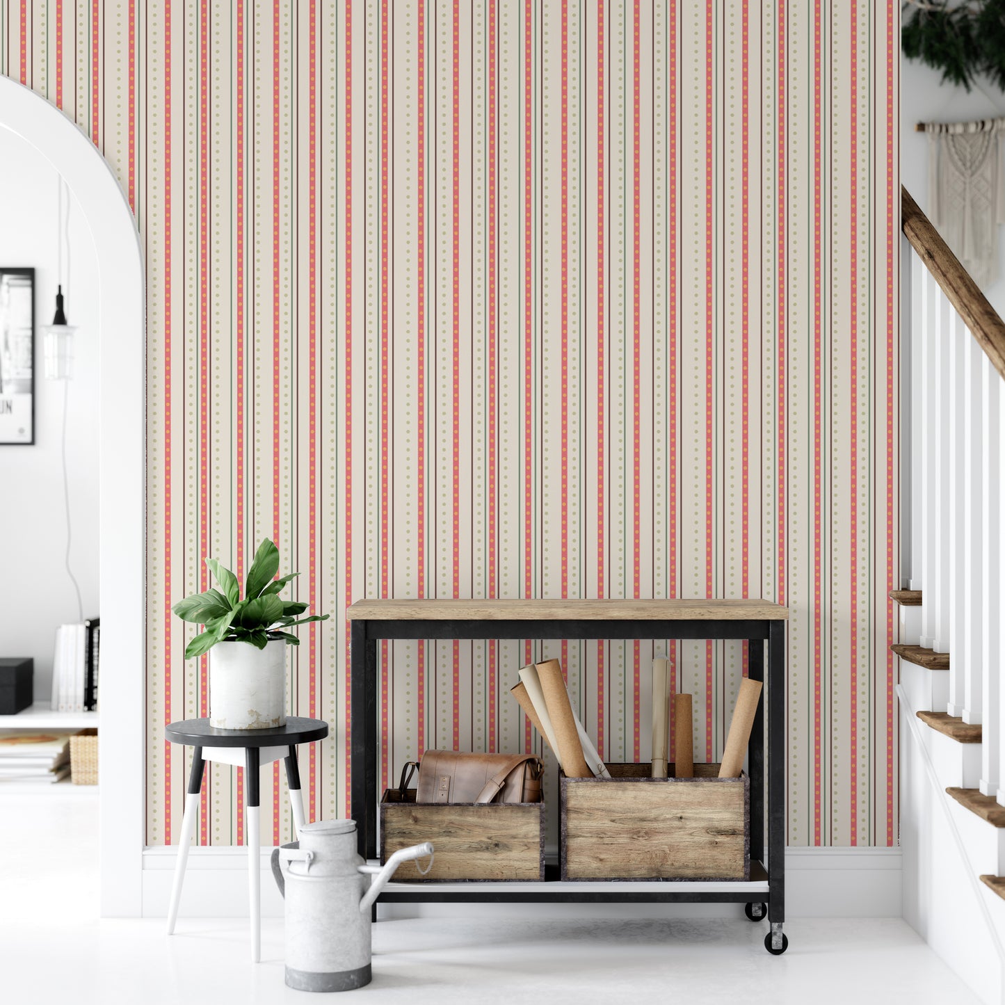 
Elegant tan wallpaper with subtle streaks