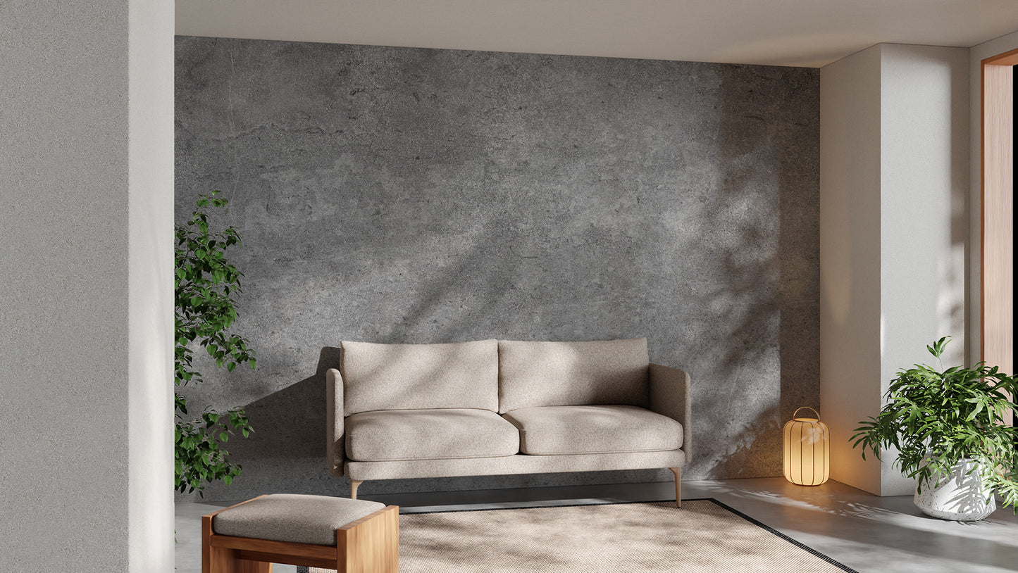 Gray Cement Tile Wall Mural