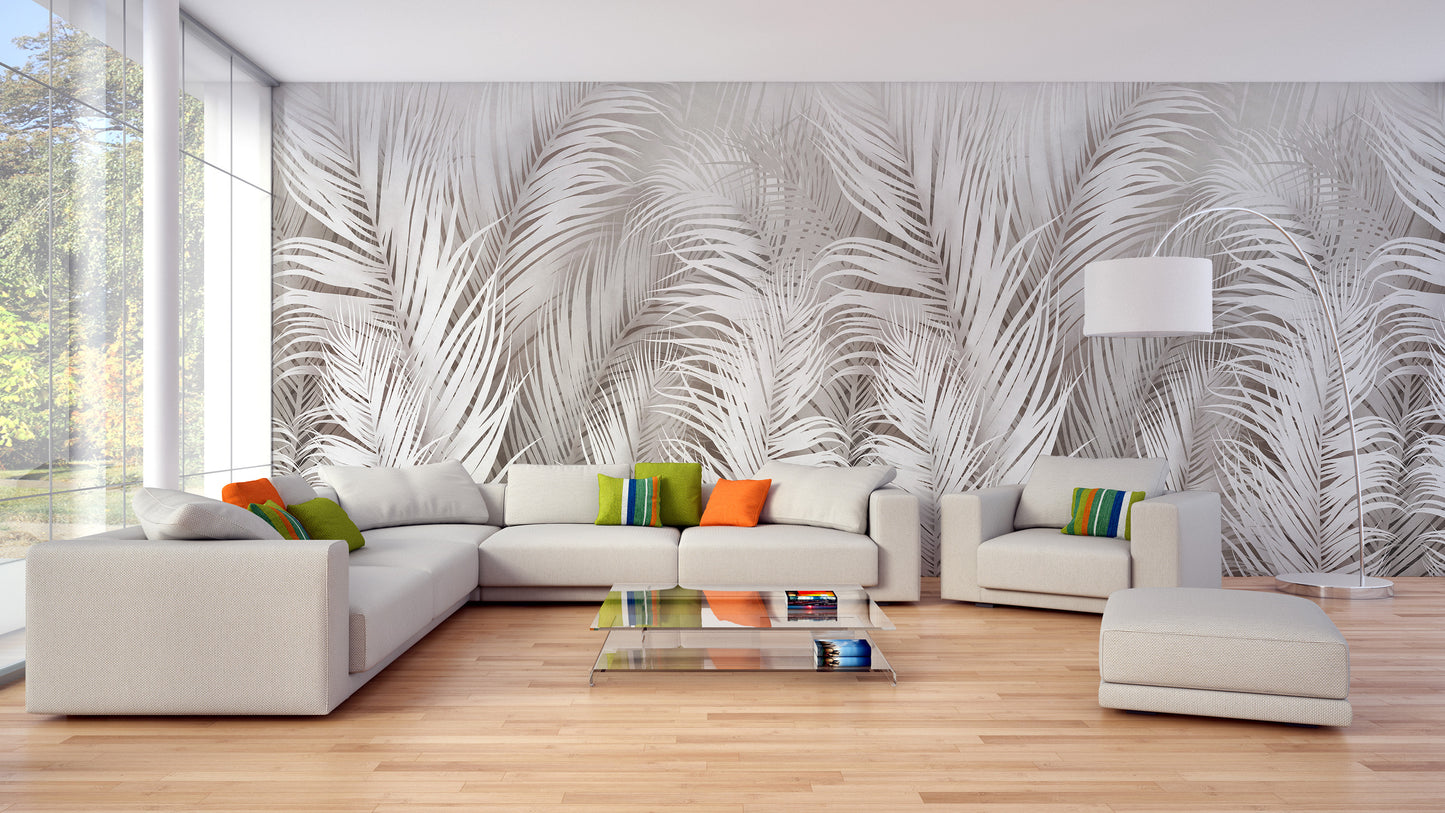 Seraphic Feather Array Wall Mural