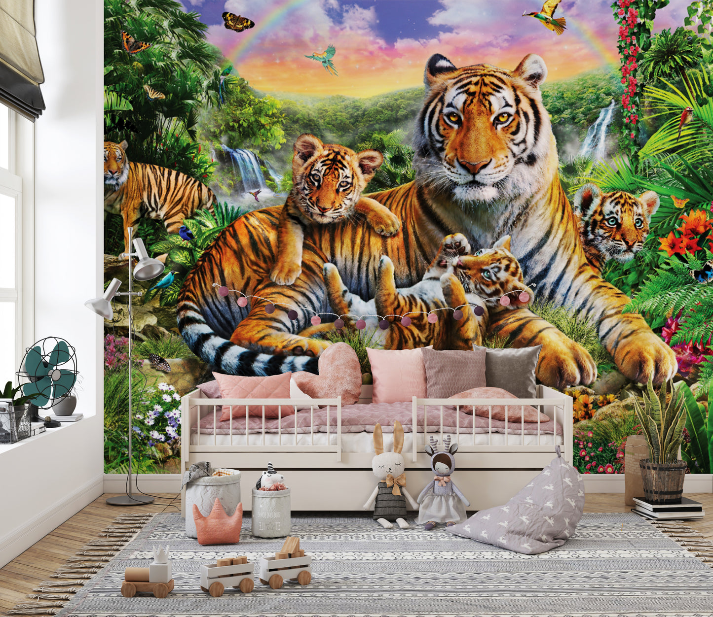 Jungle King Tiger Wall Art
