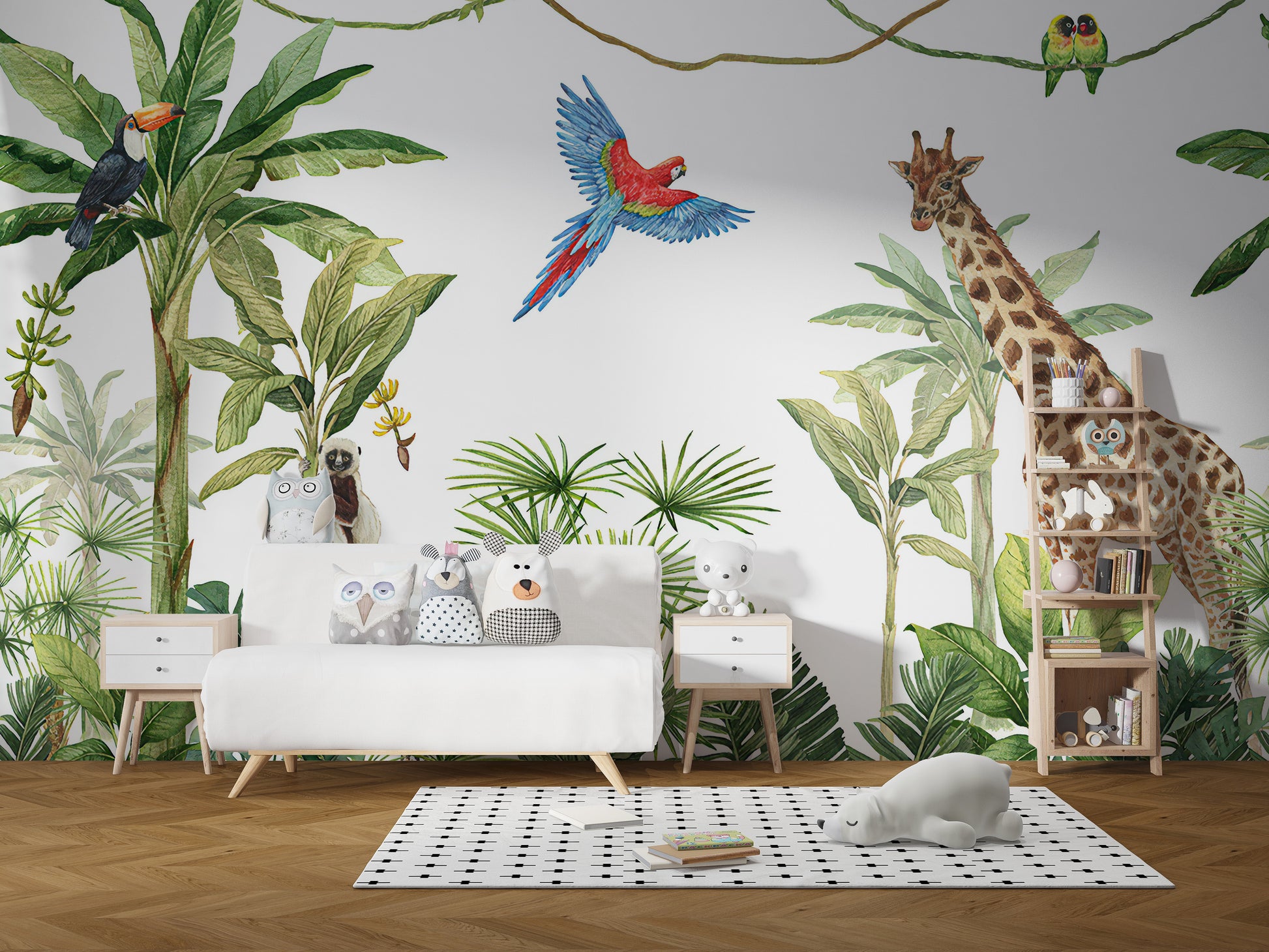 Animals Kingdom & Plants Wallpaper Mural - Giffywalls