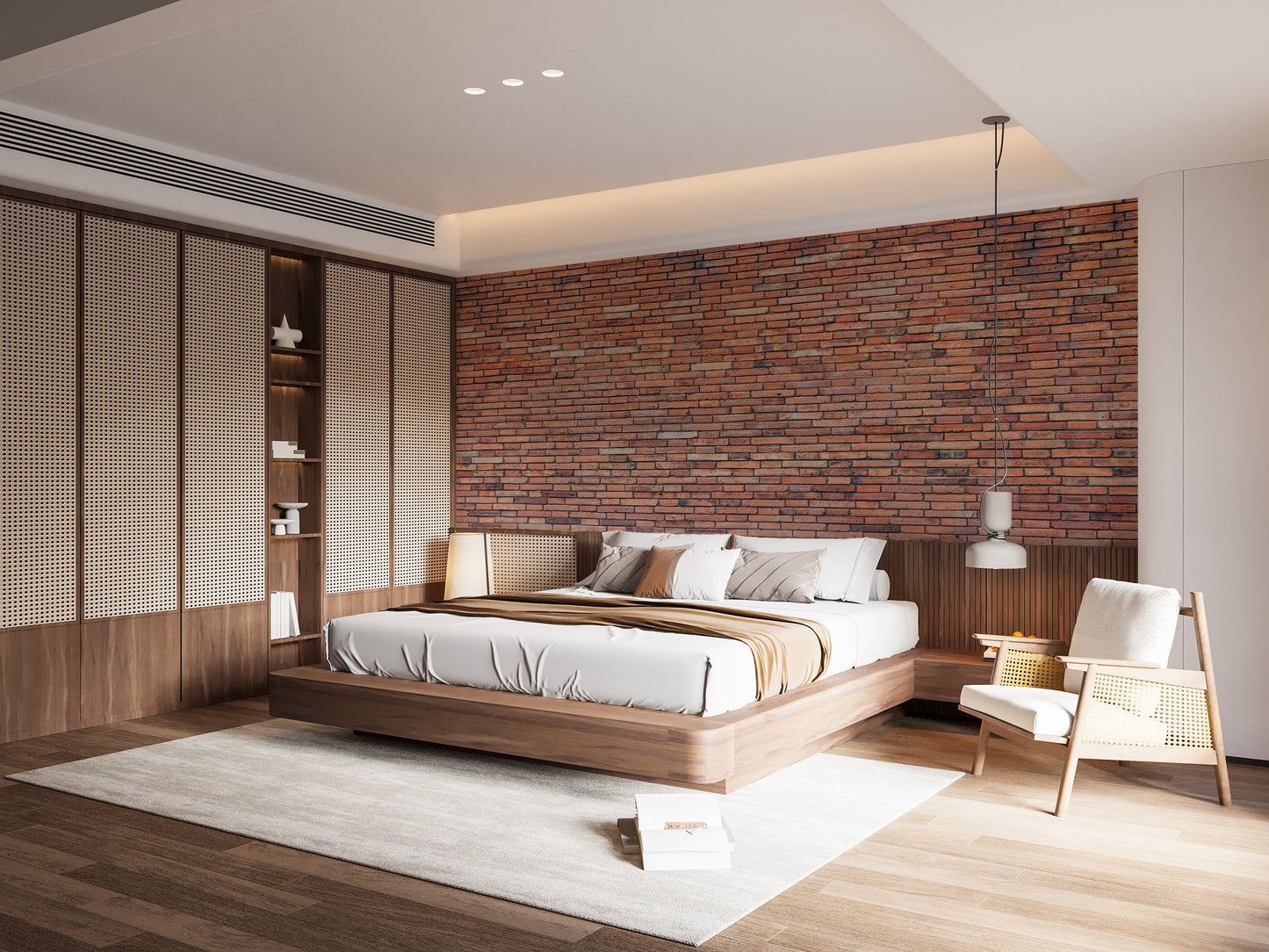 Red Brick Wallpaper Mural