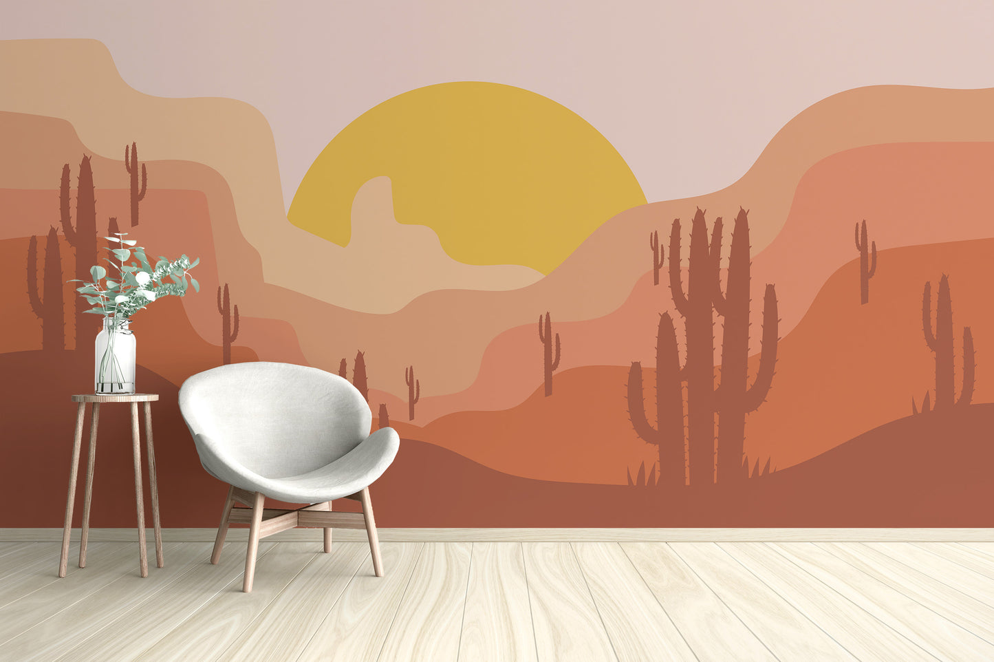 Desert Landscape Wallpaper creates serene