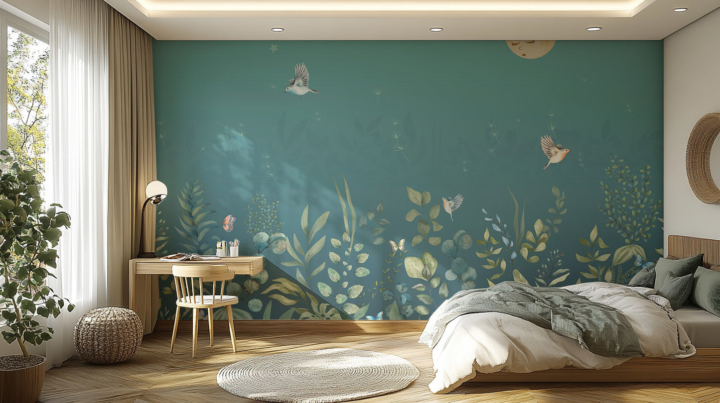 Twilight Flutters Wall Mural