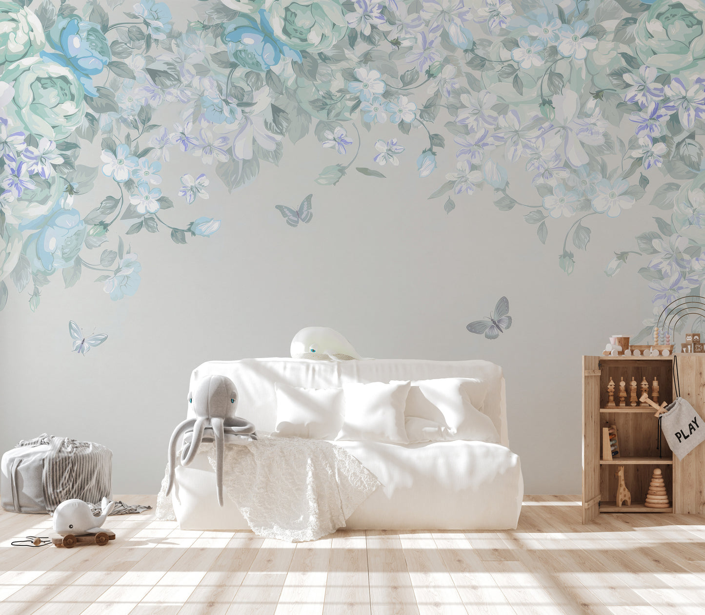 Butterfly Garden Wall Mural