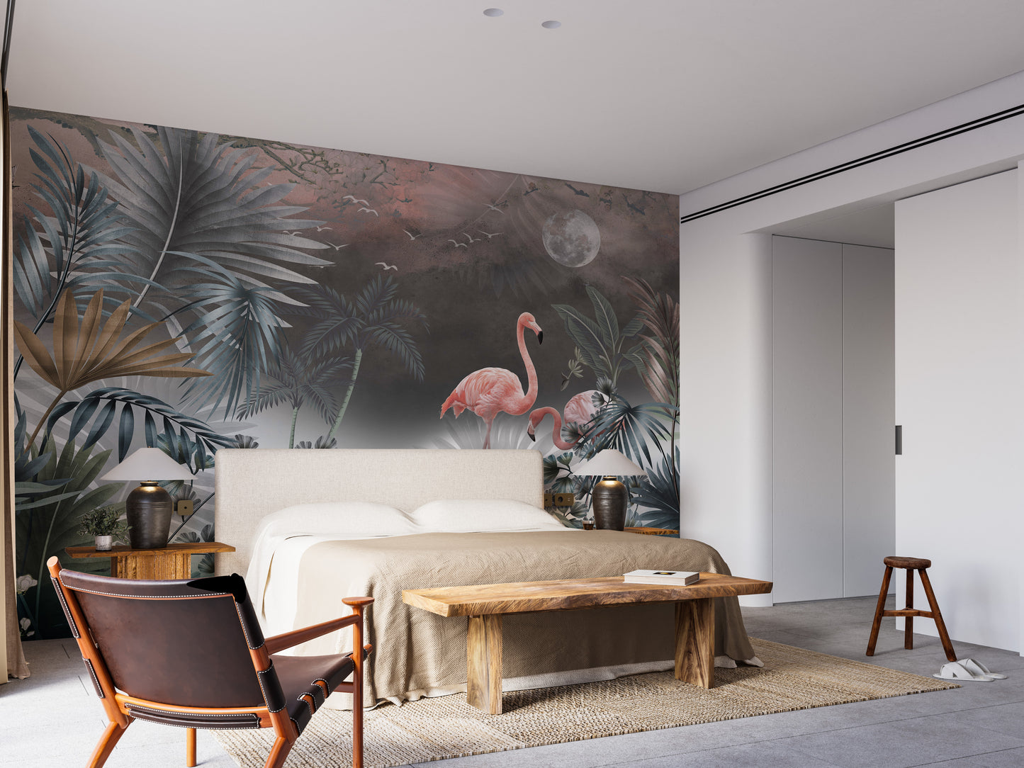 Monstera Leaves Wallpaper Murals