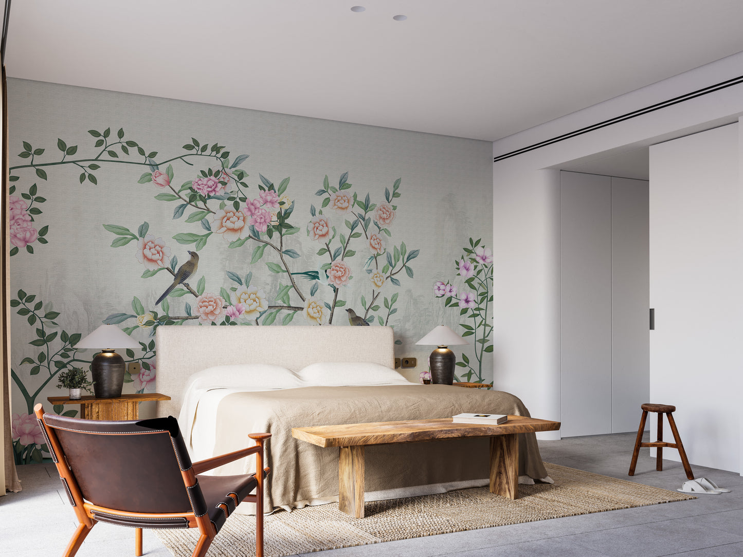 Garden Flowers Based Wallpaper Murals