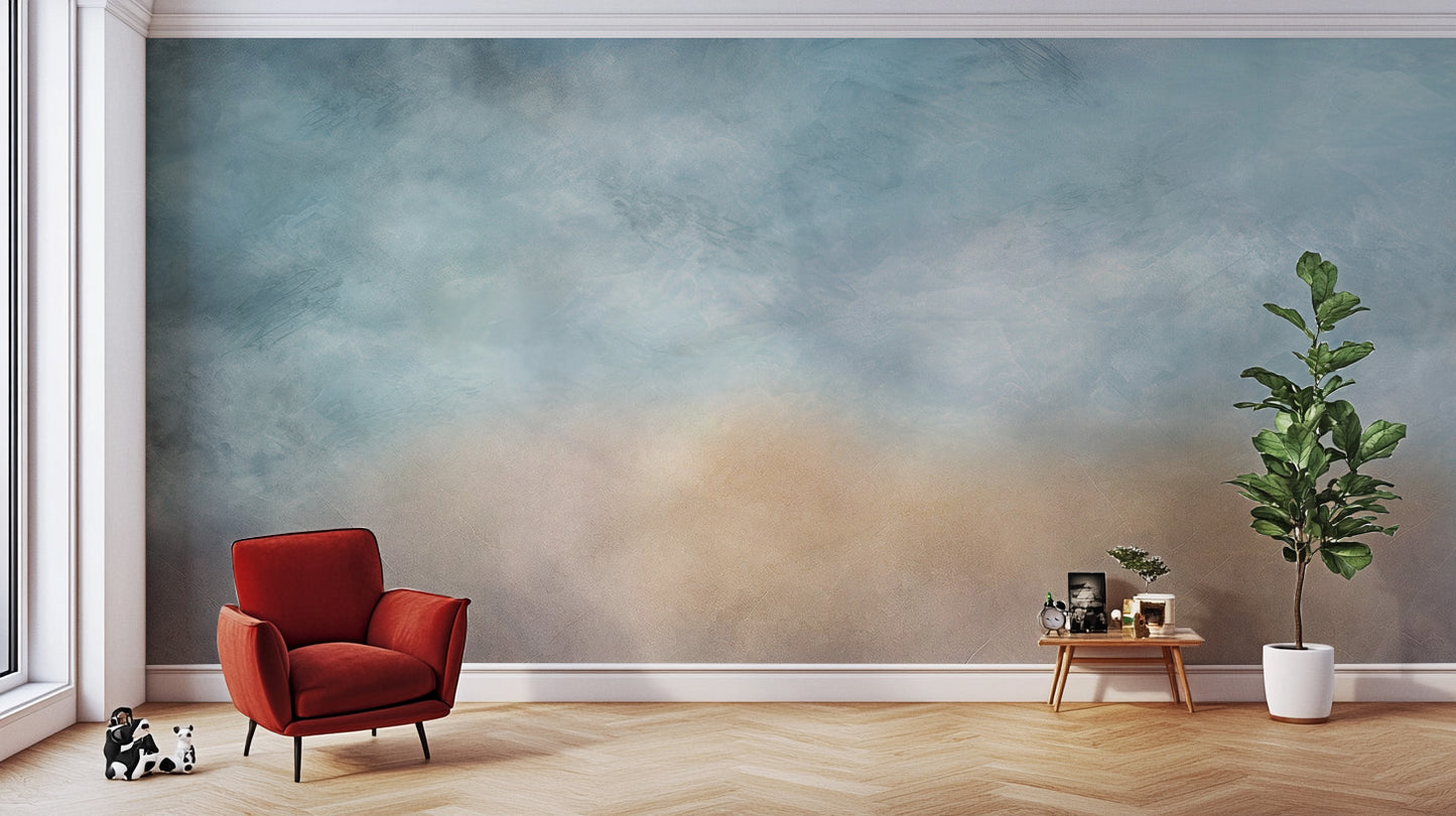 Ombre Cloud Wall Mural