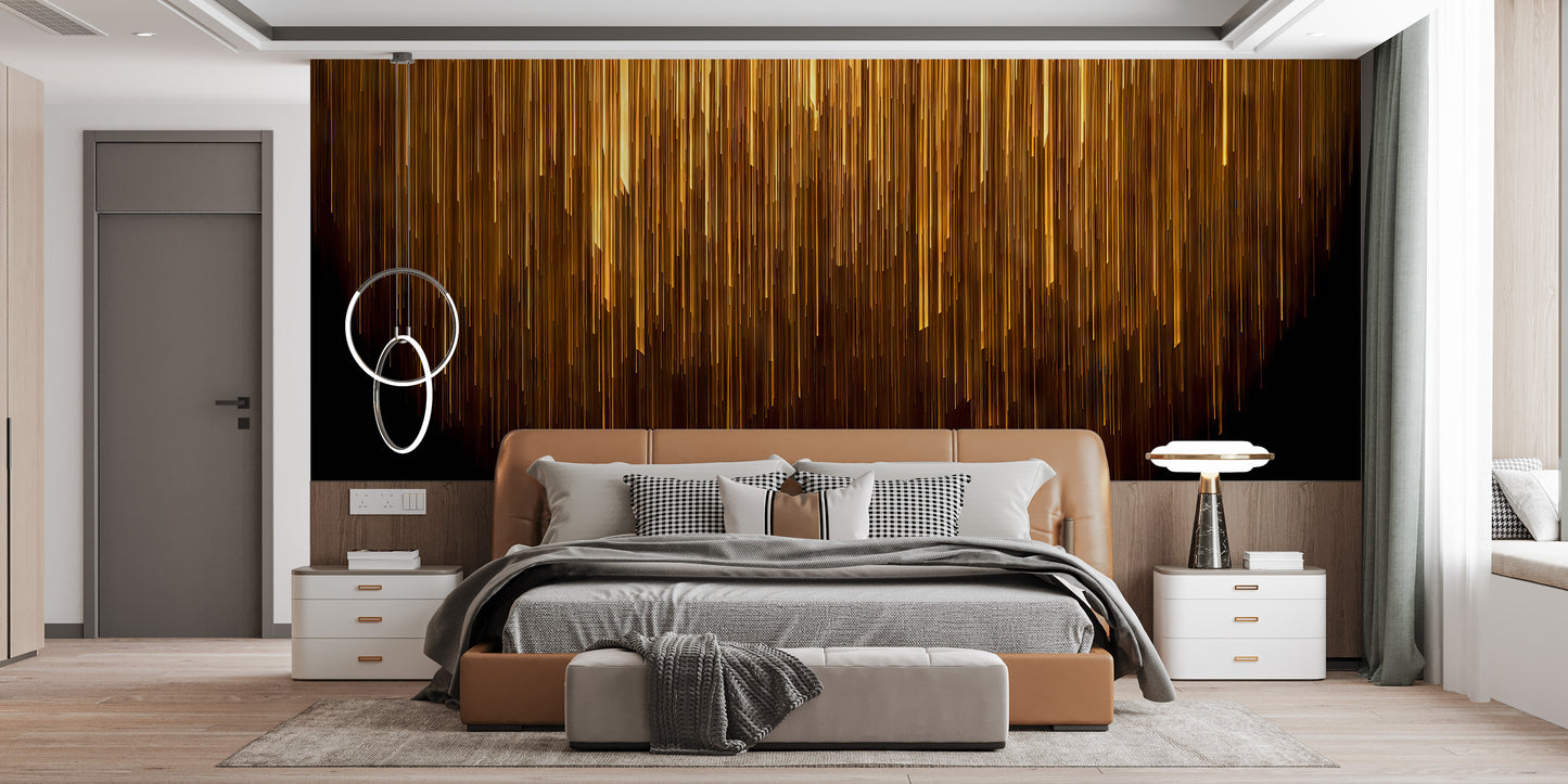 Luxury Gold 3D Wall Mural - Giffywalls