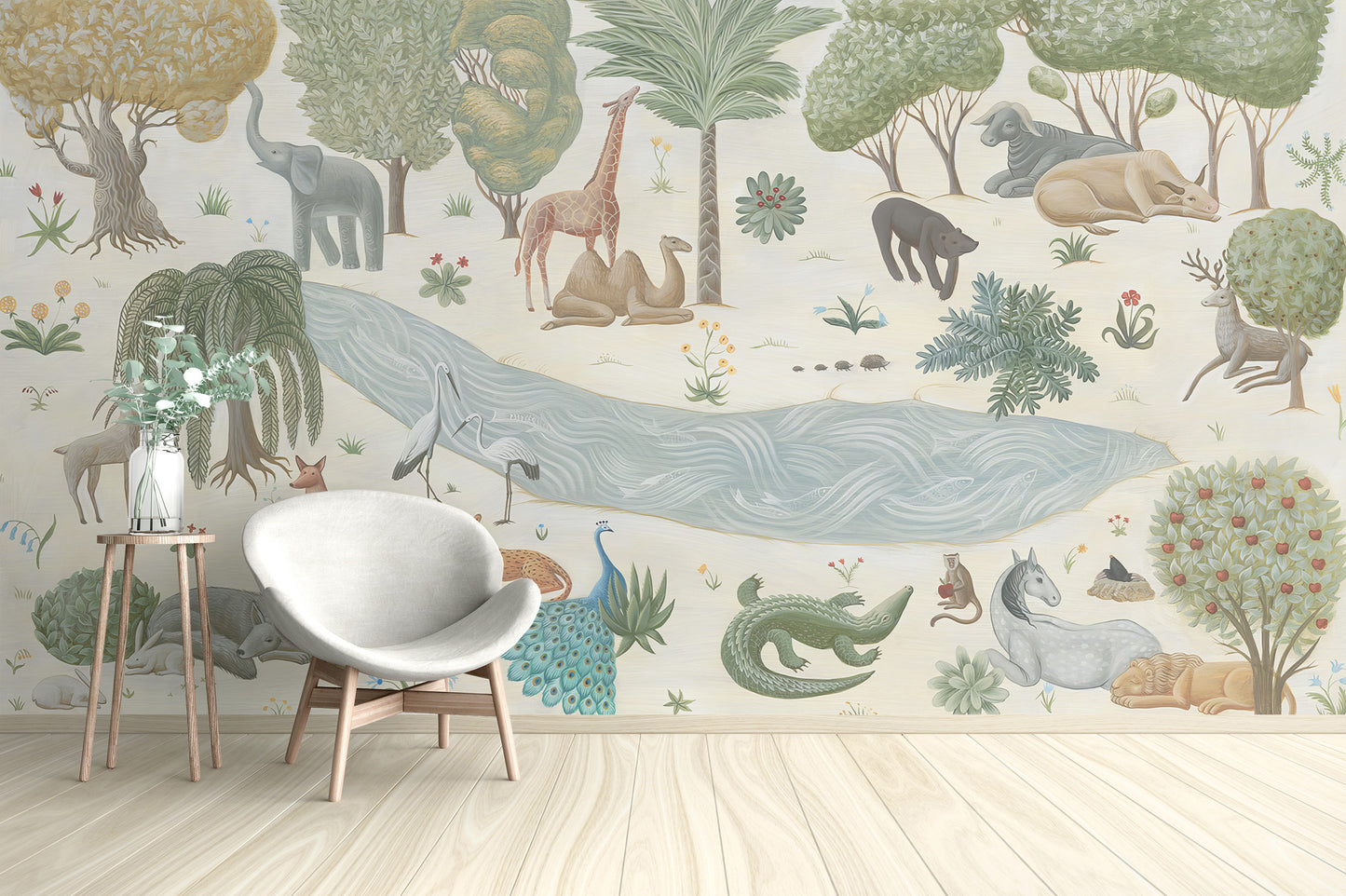 Safari Whispers Wall Mural