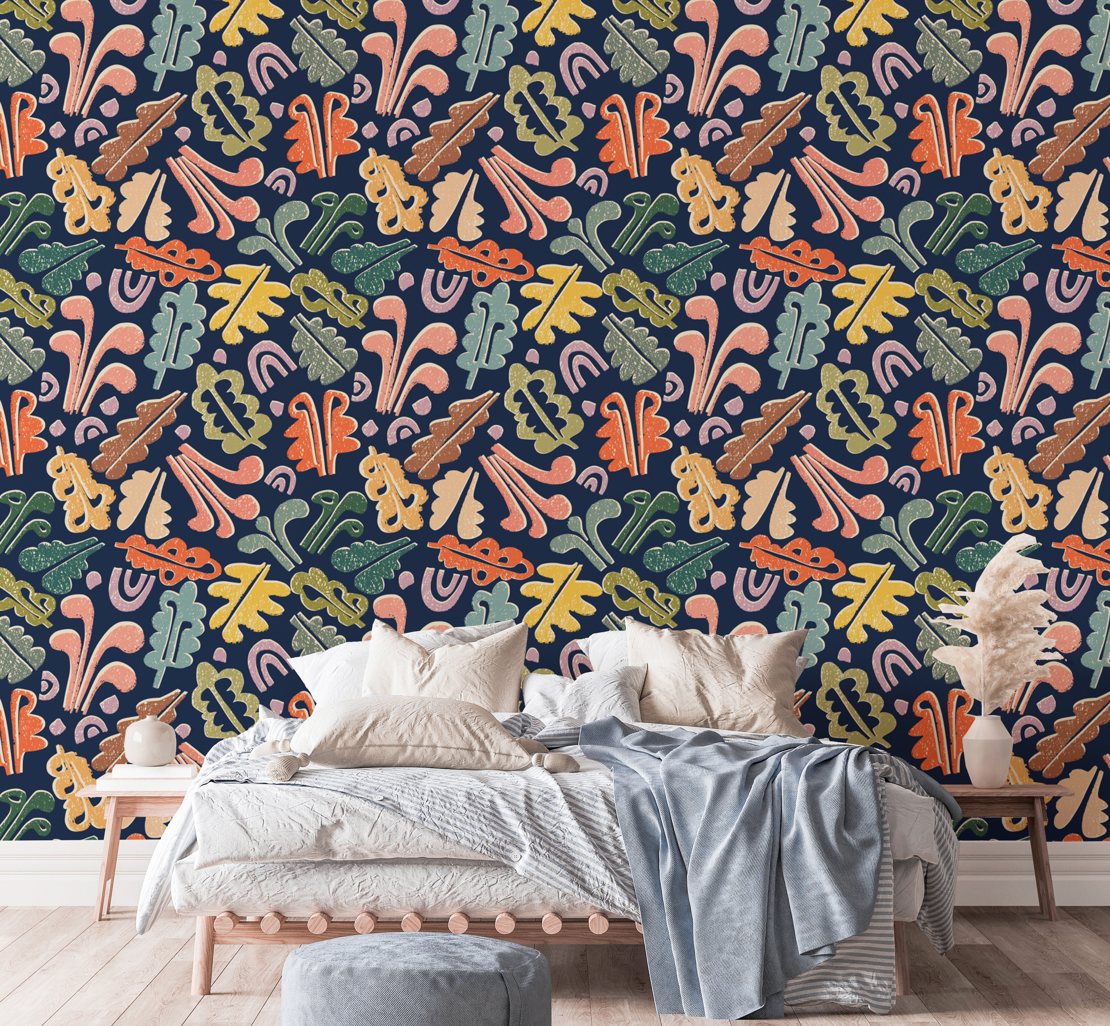 Rhythmic Jazz Harmony Wallpaper Mural
