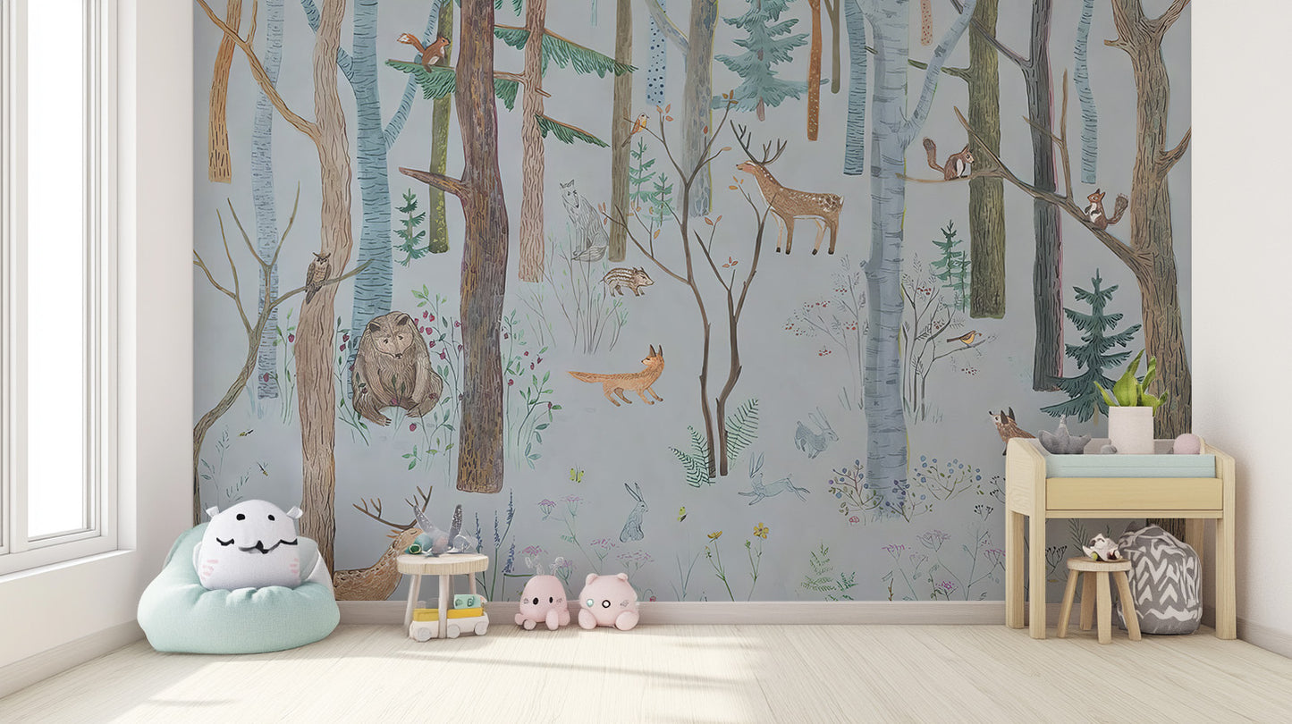 Mystical Wildlife Wallpaper Mural