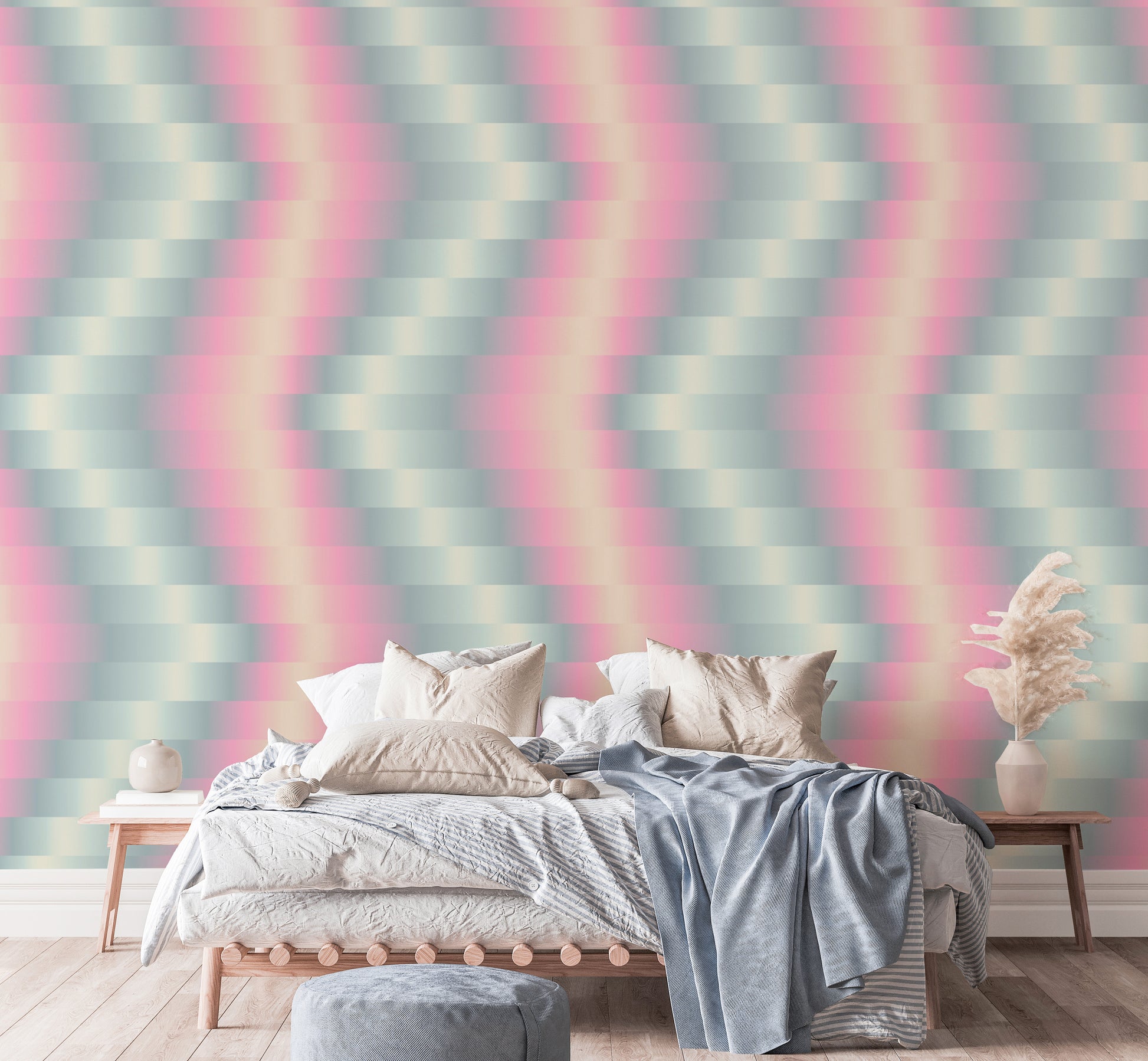 Fluid Whorls and Waves Wallpaper for Interiors
