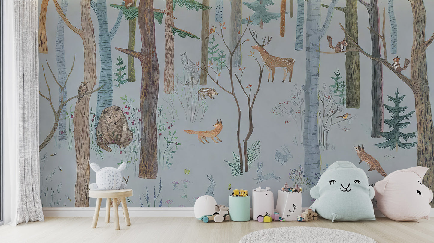 Mystical Wildlife Wallpaper Mural