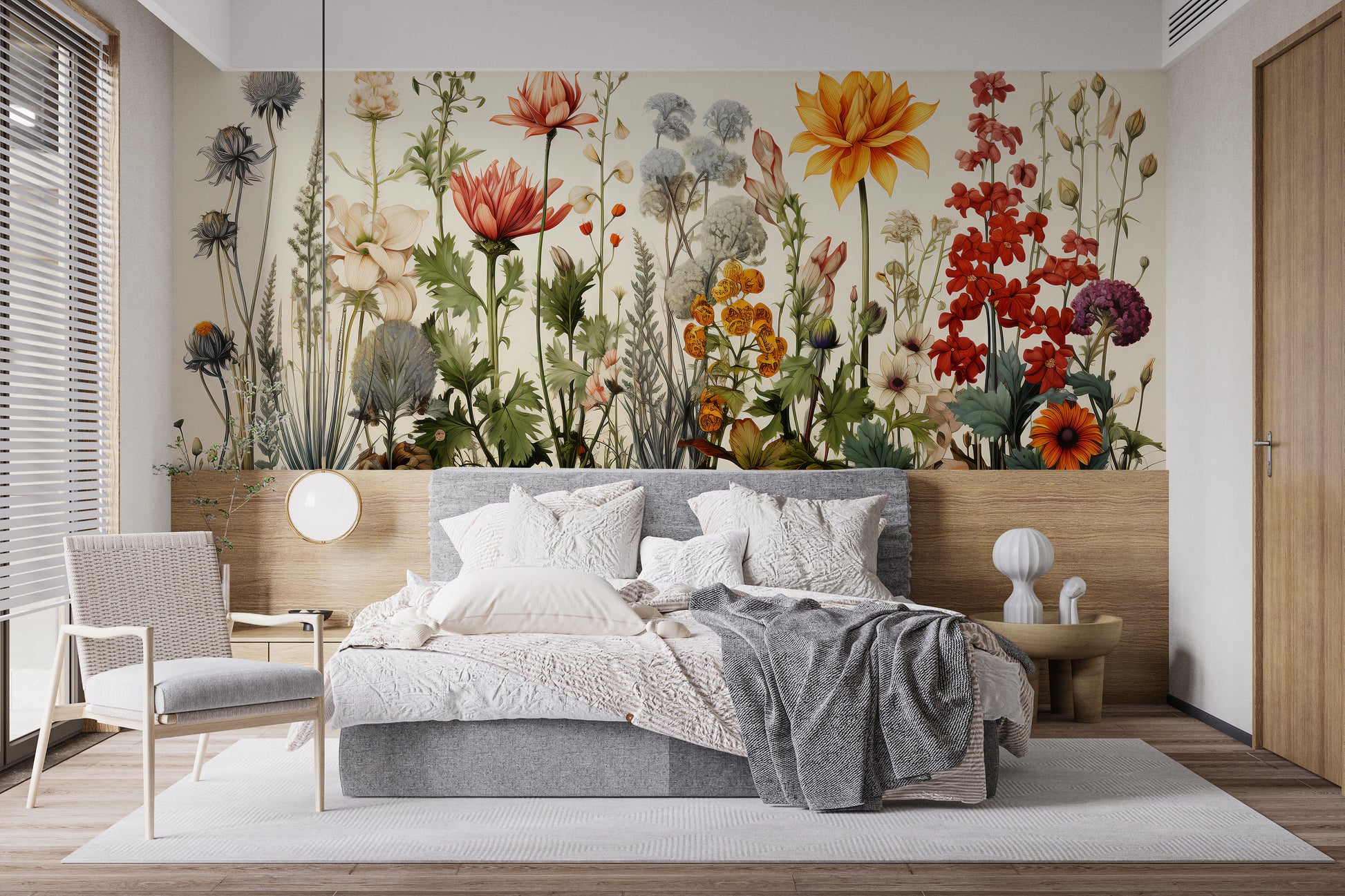 Flora Elegance Botanical Wallpaper - Giffywalls