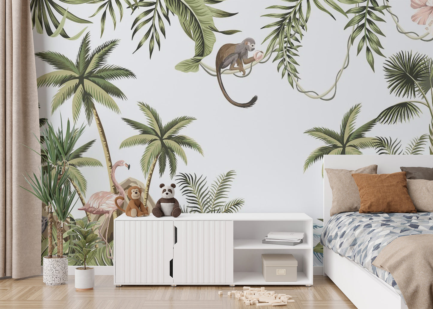 Classic Tropical Forest Wall Mural
