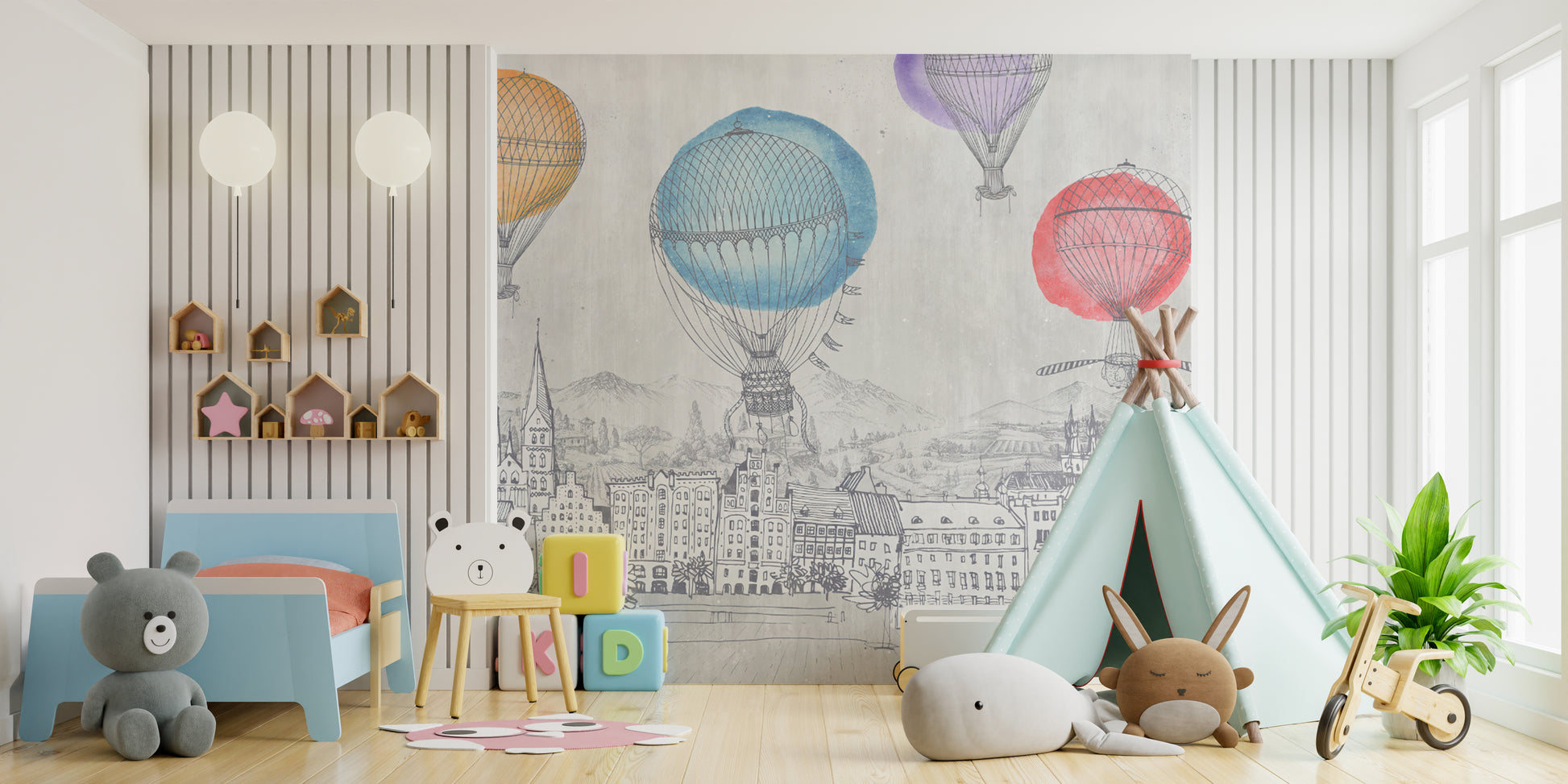 Aerial Dreamscape Wall Mural
