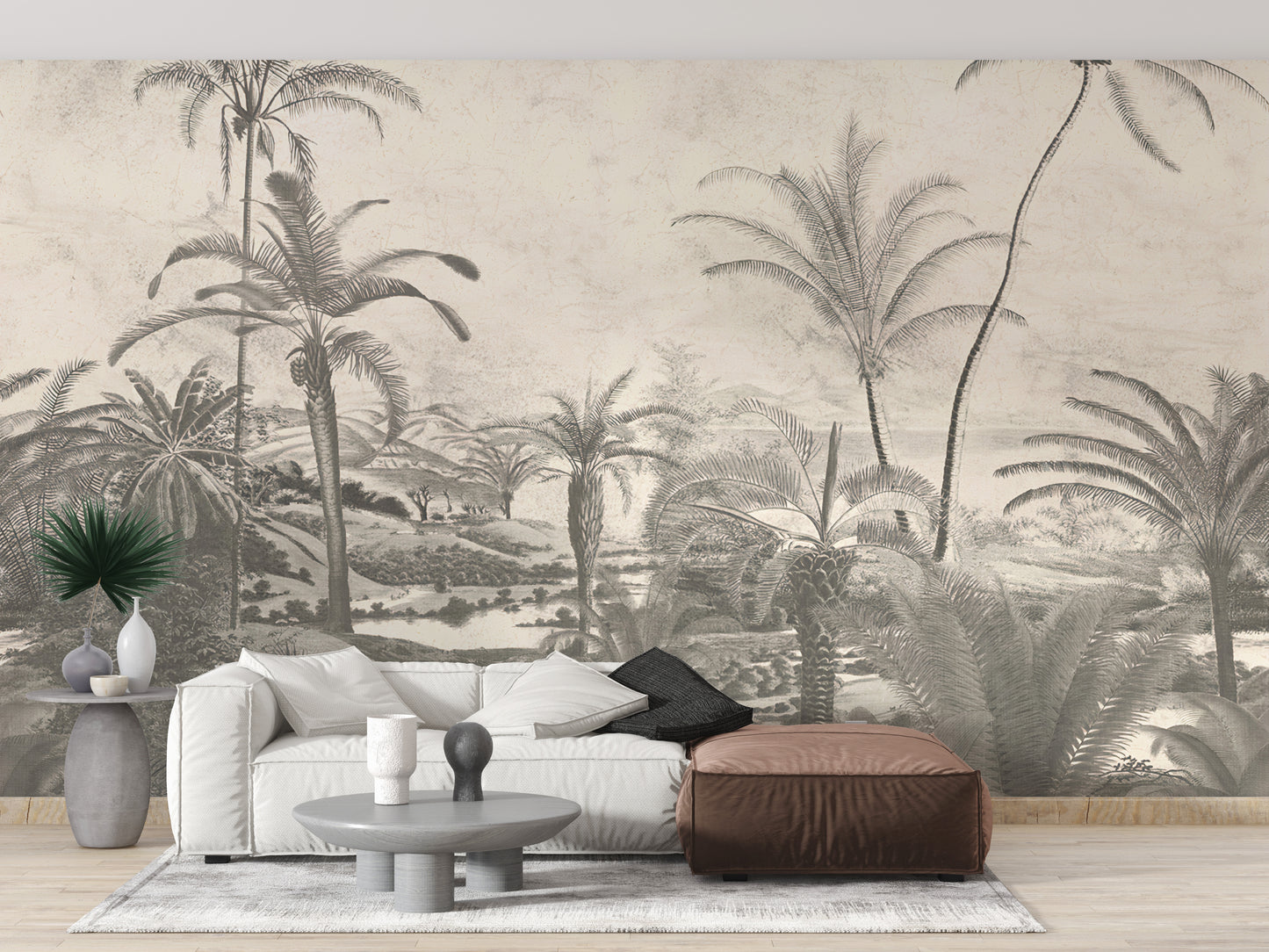 Wild Jungle Trees Wallpaper Murals