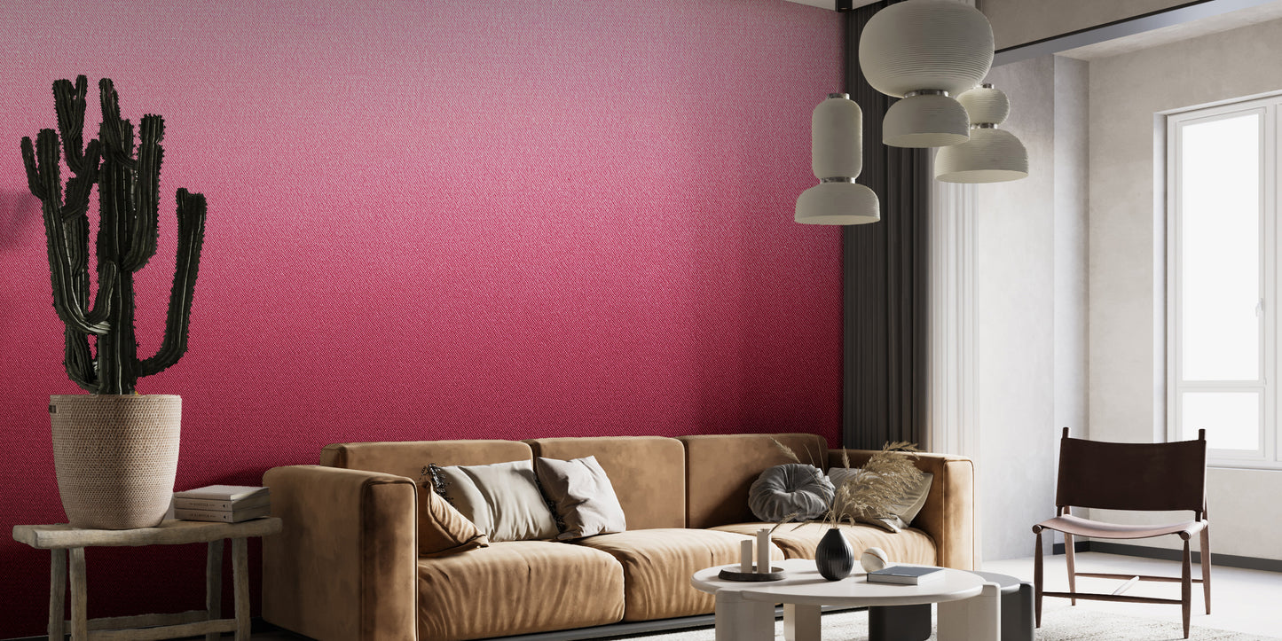 Radiant Pink Ombre Abstract Wall Mural