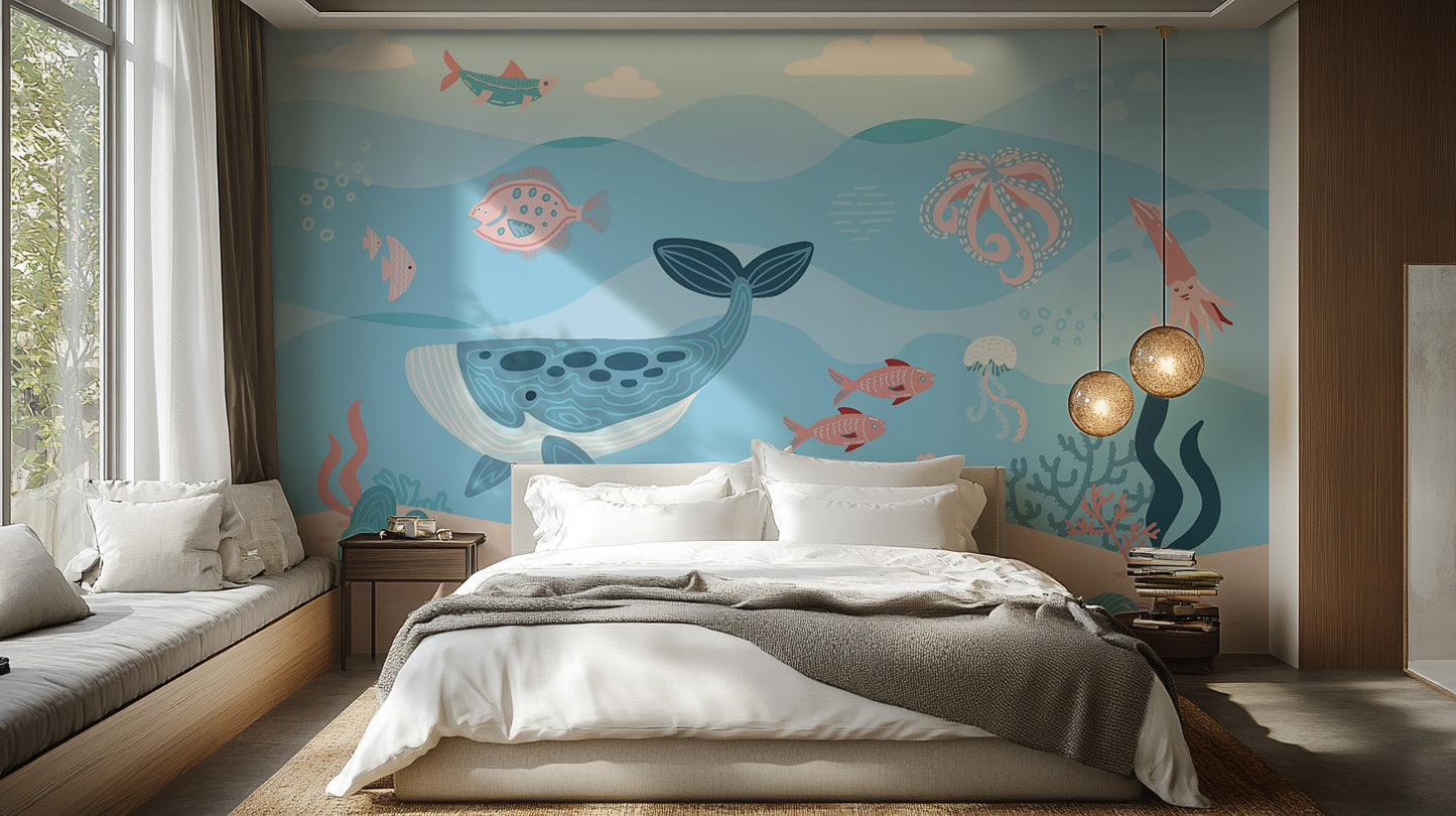 Underwater Fish Wallpaper Mural