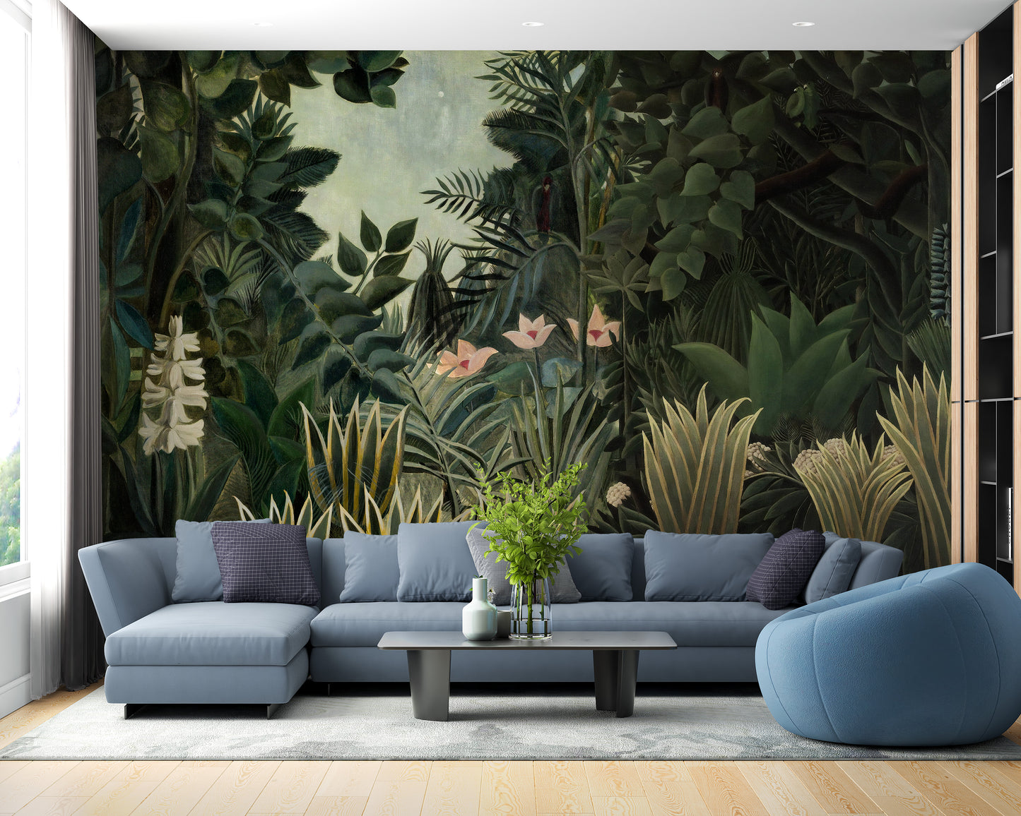 Lush Green Tropical Forest Wallpaper Murals