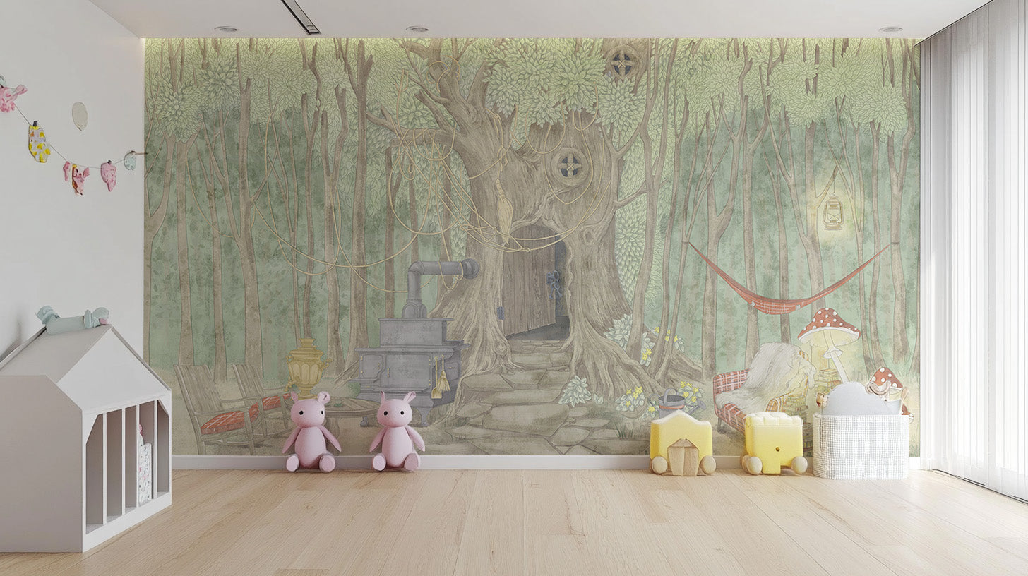 Fairyland Cascade wallpaper: enchanting for a kids' room