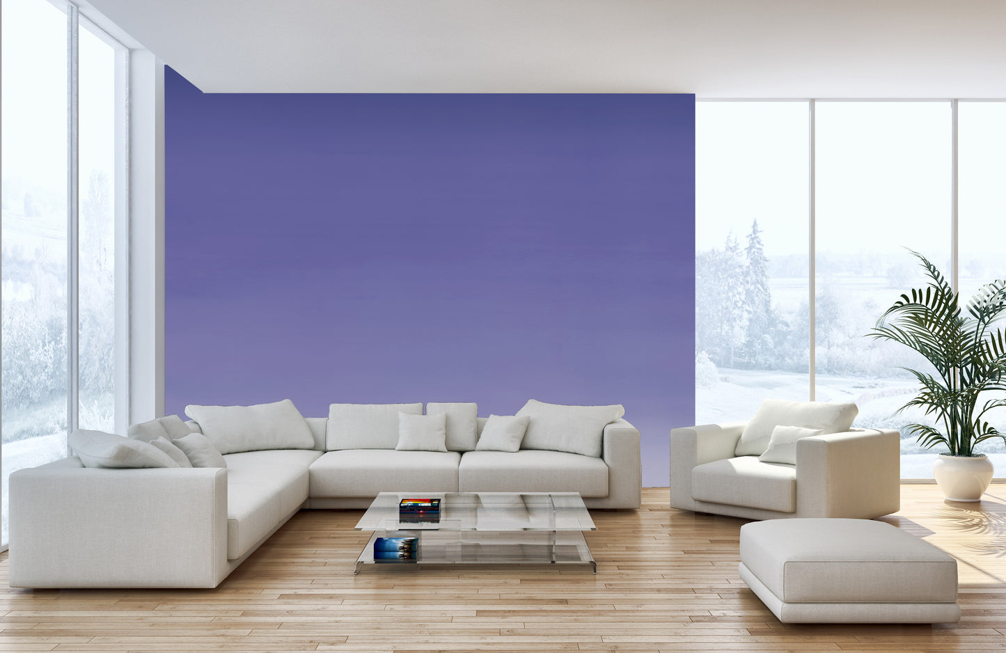 Purple Ombre Wall Mural