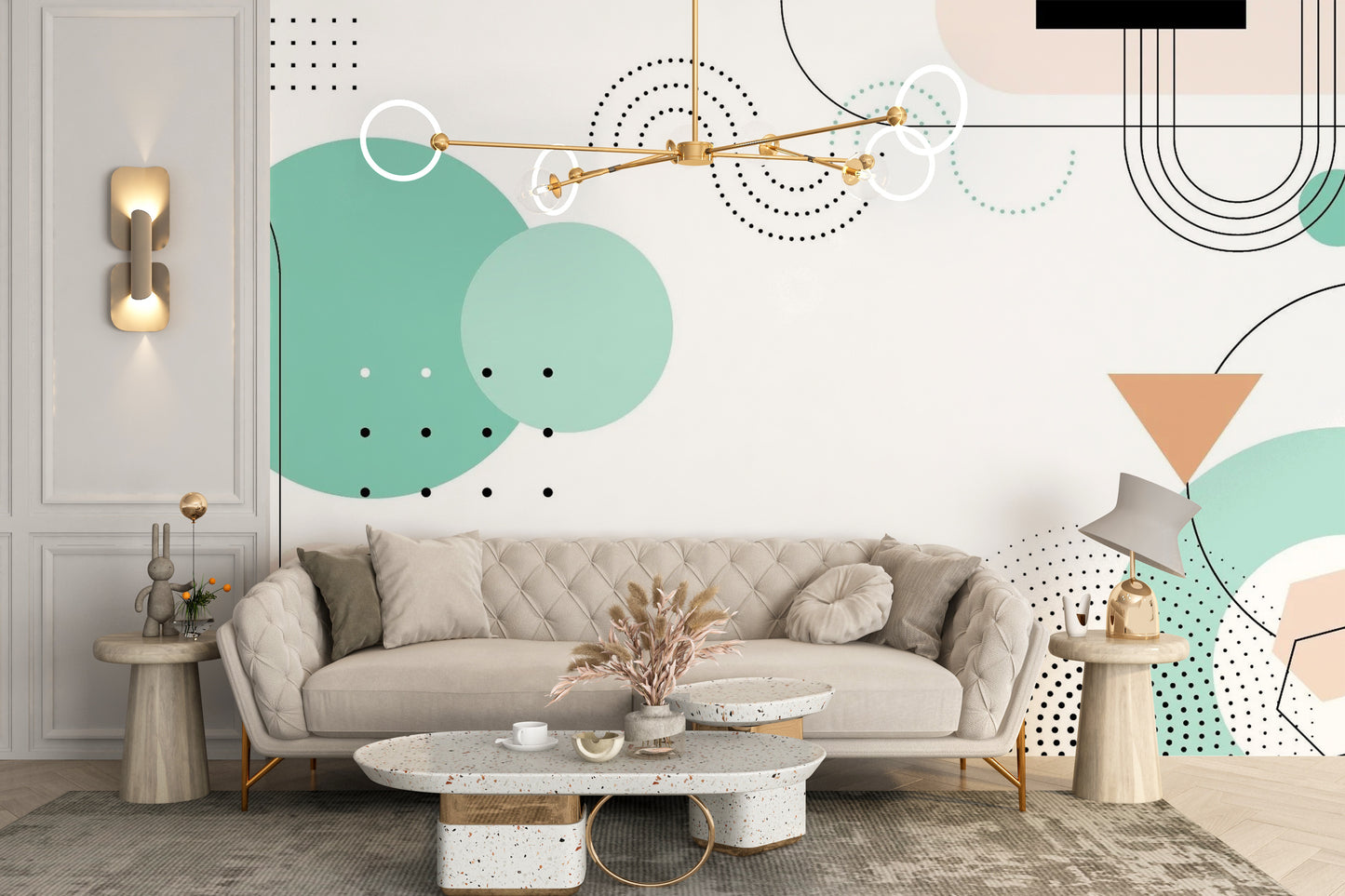 Geometric Shapes Wallpaper Murals