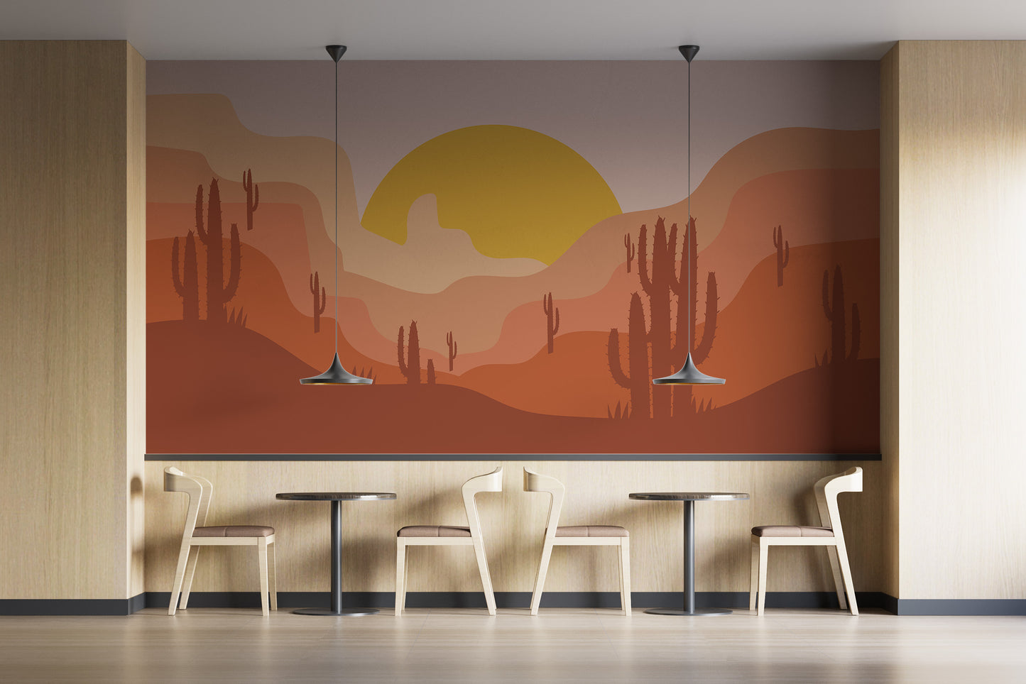 Desert Landscape Wallpaper Mural