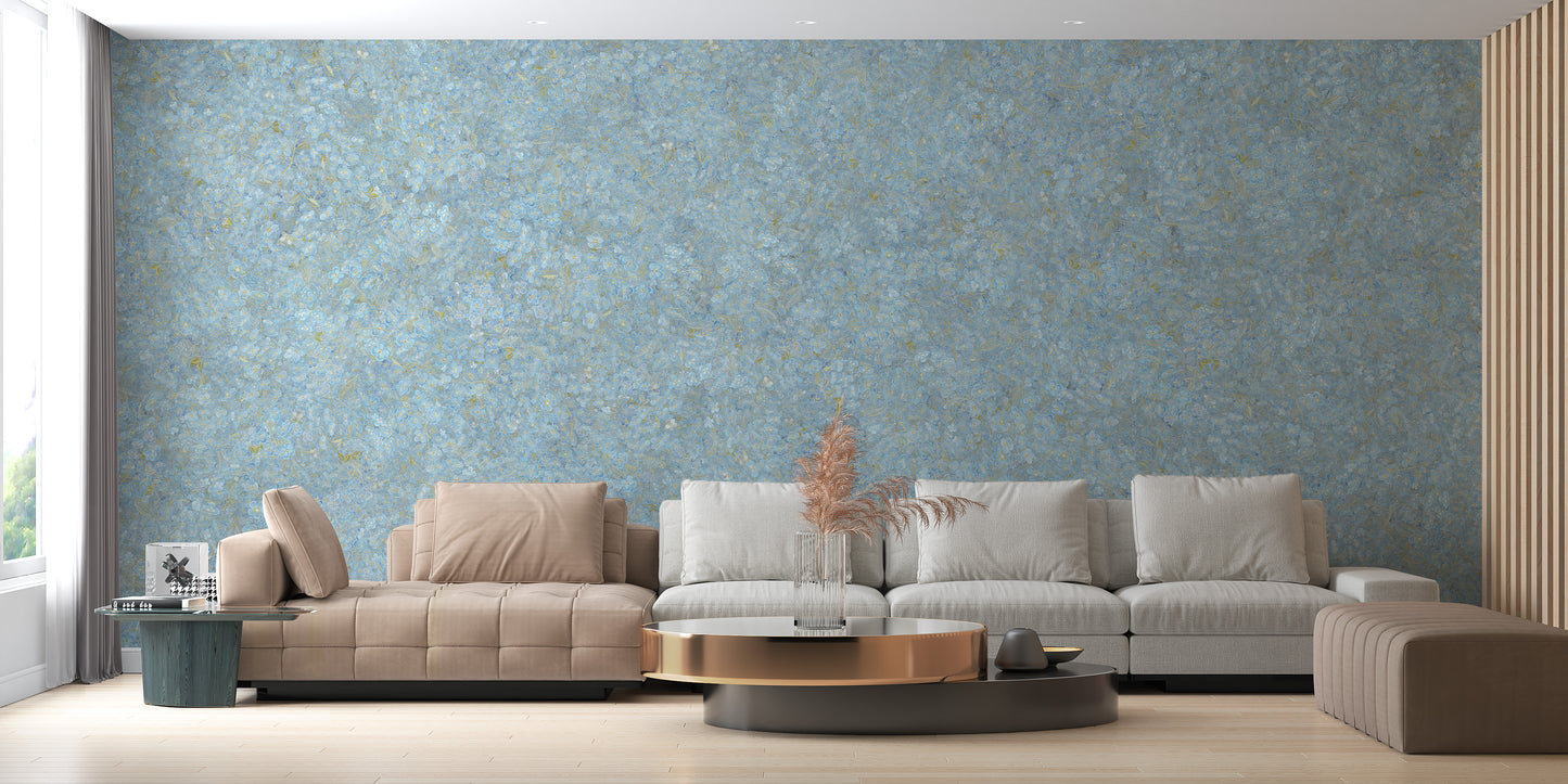 Soft floral embroidery murals for walls
