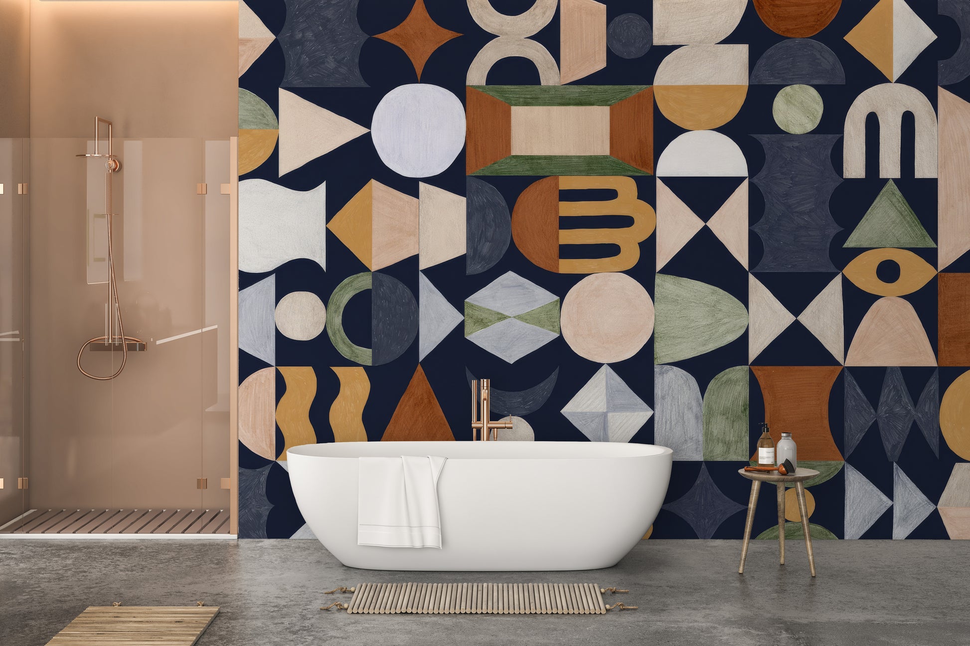 Mosaic Echoes Wall Mural - Giffywalls