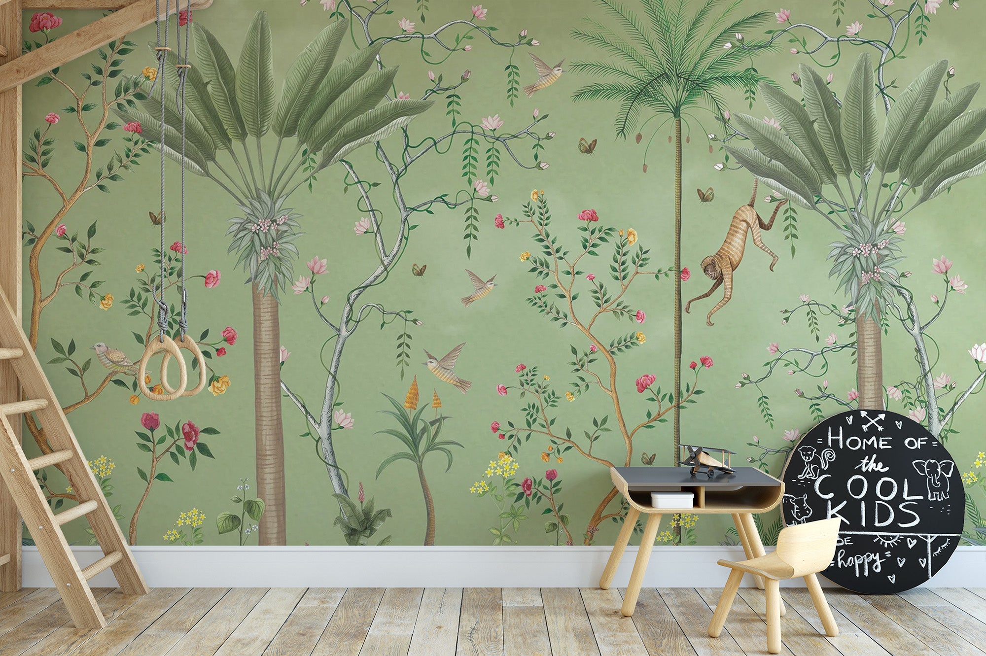 Lush Botanical Chinoiserie Wall Decor
