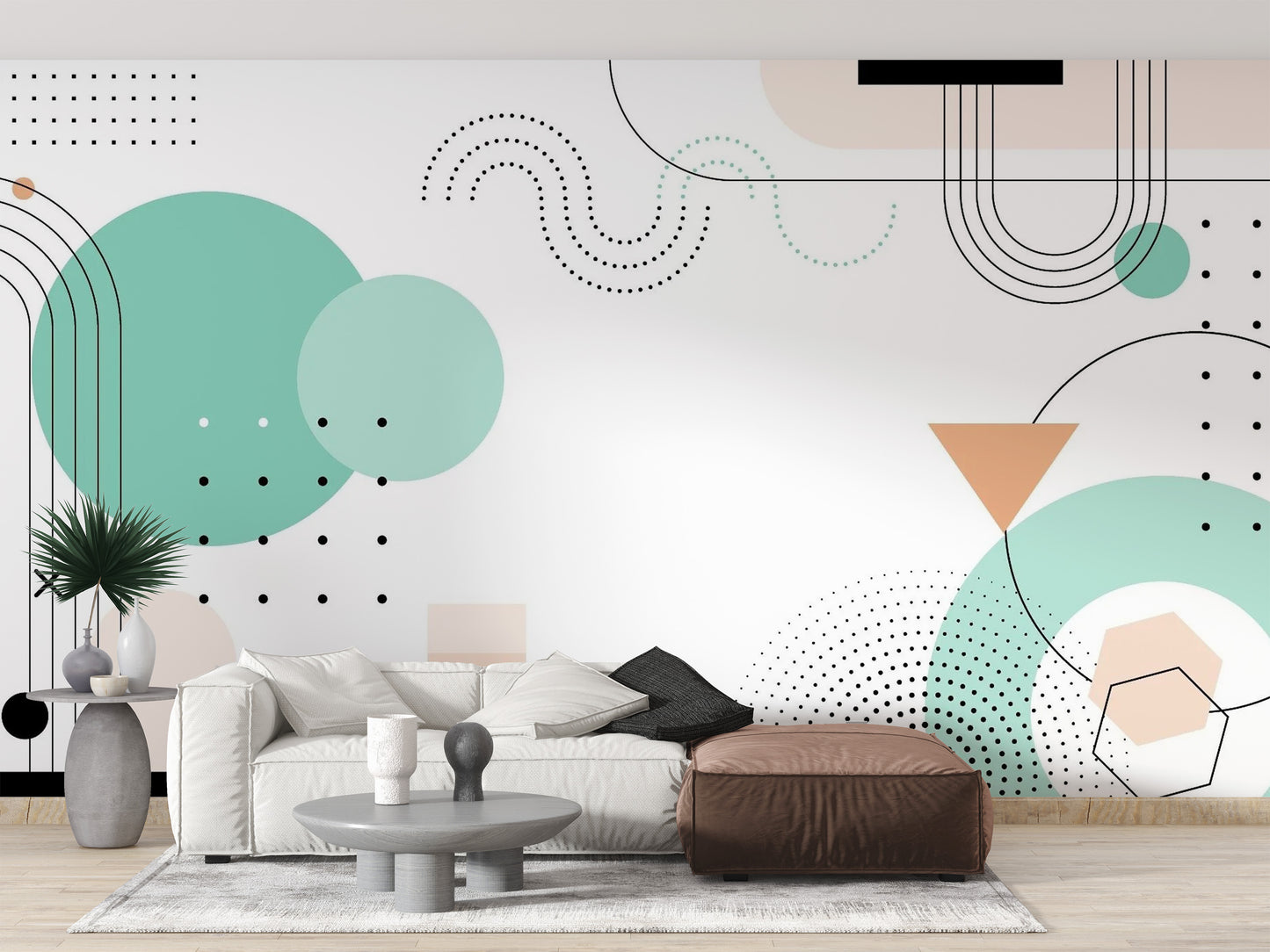 Geometric Shapes Wallpaper Murals