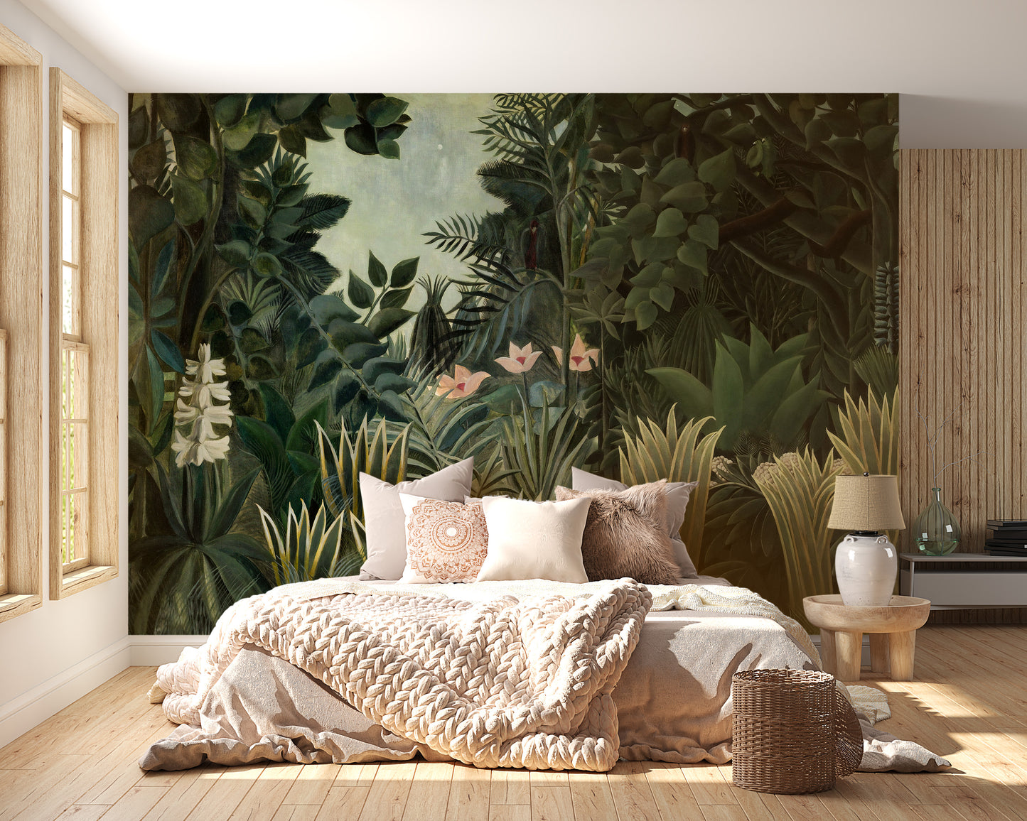 Lush Green Tropical Forest Wallpaper Murals