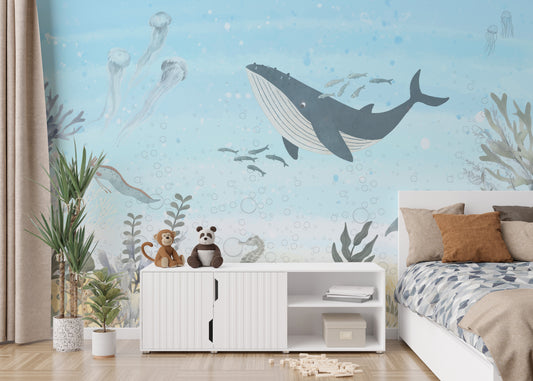 Oceanic Harmony Wall Mural