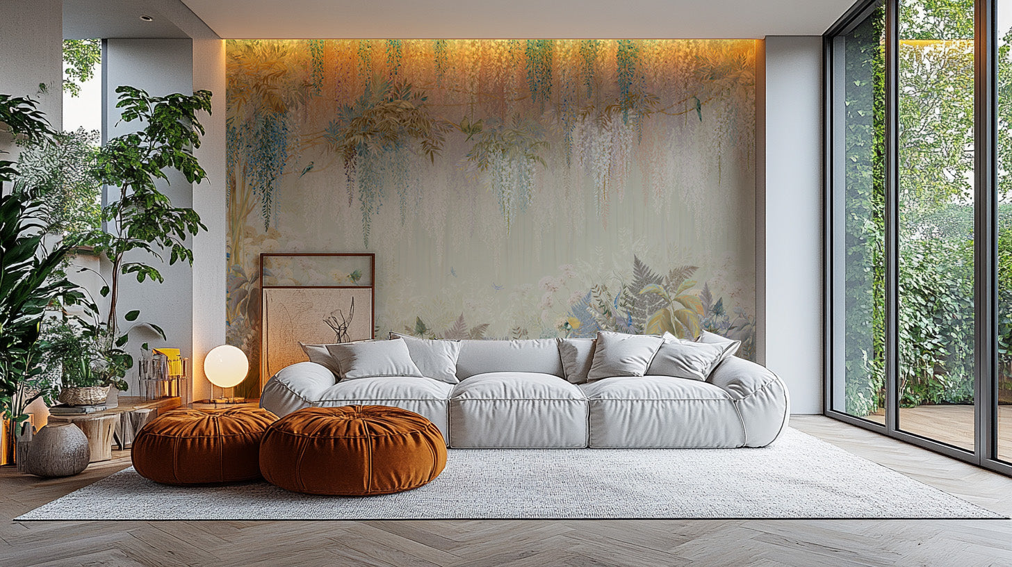 Artistic Forest Elegance Mural
