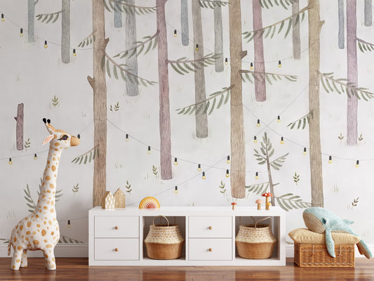 Fairy Tale Woodland Wallpaper Mural