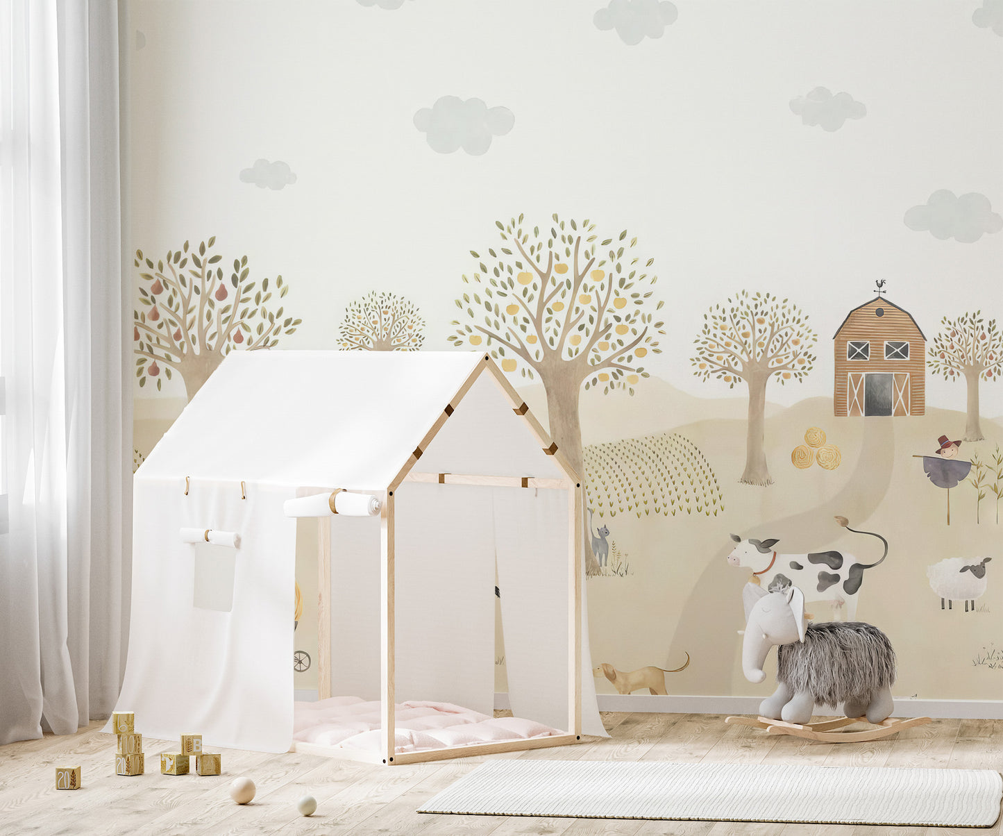 Bucolic Bliss Wallpaper Mural