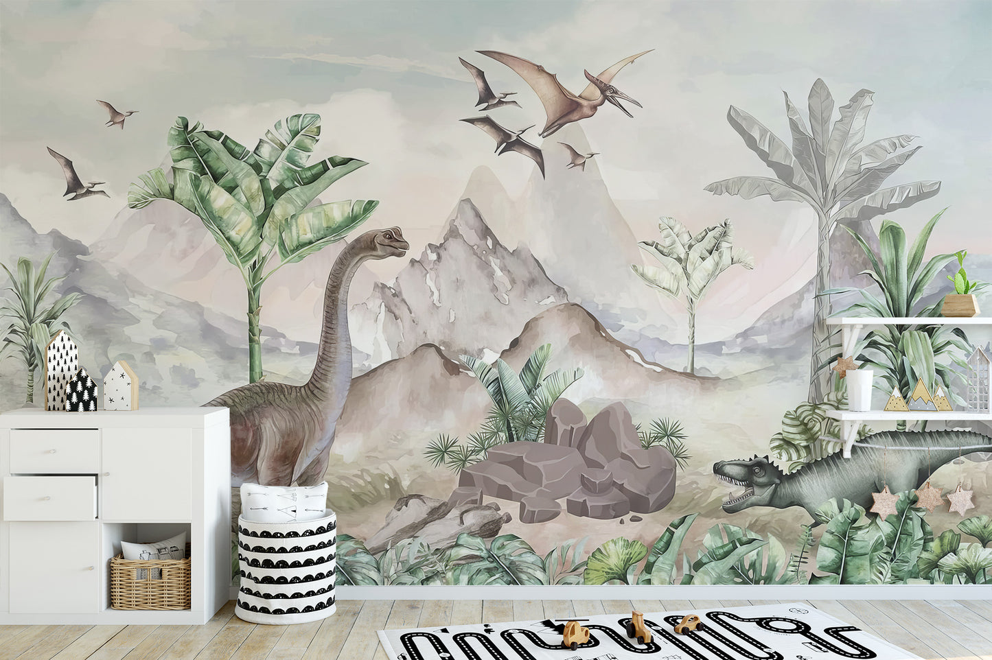 Cretaceous Chronicles Wall Mural