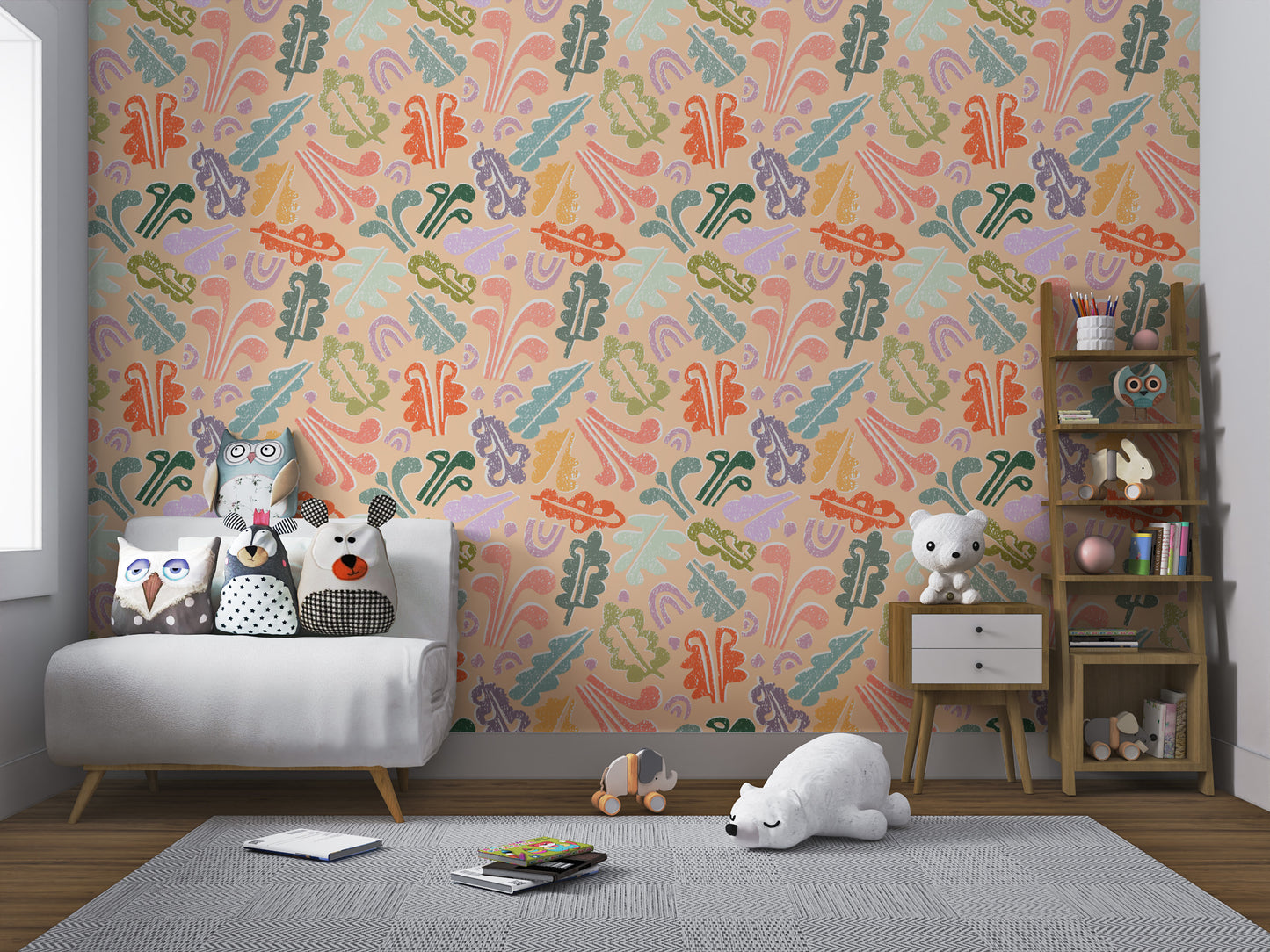 Vintage Botanical Symphony Wallpaper Mural
