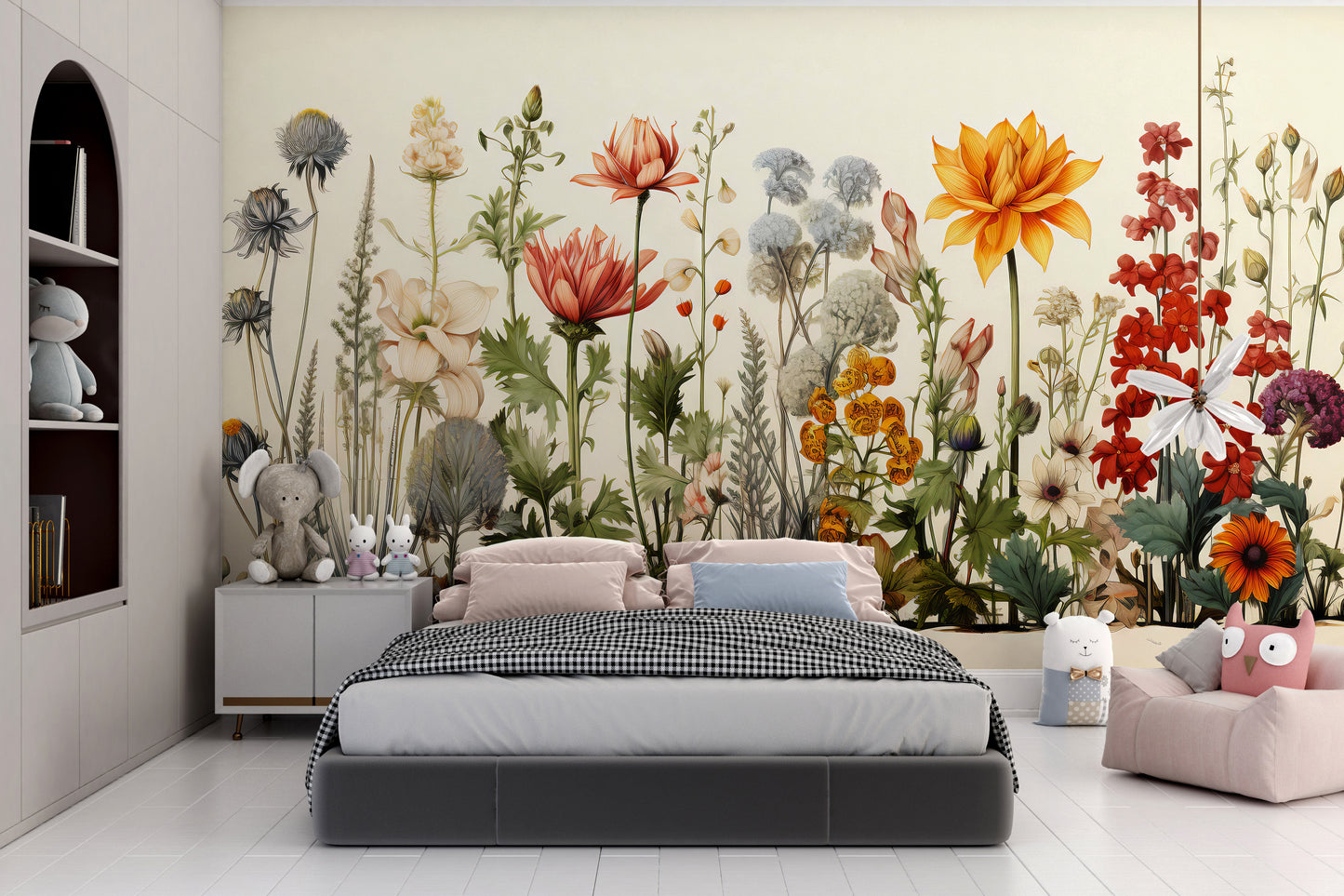 Flora Elegance Botanical Wallpaper - Giffywalls