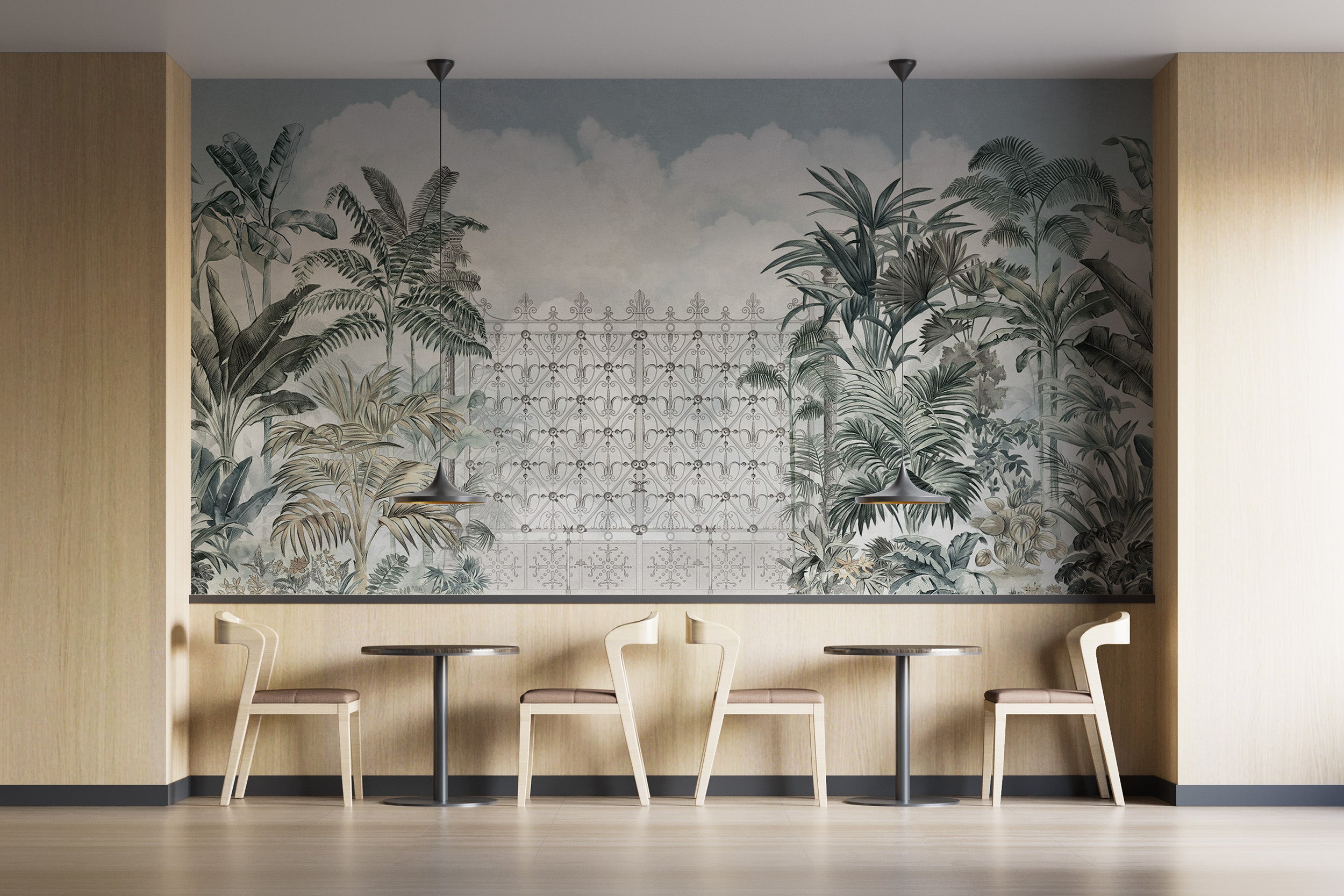 Vibrant Jungle Wall Mural - Giffywalls