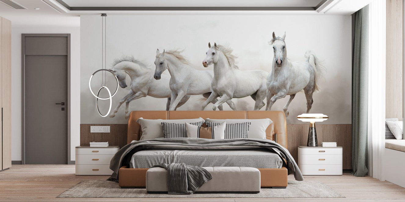 Running Horses Wallpaper Mural
